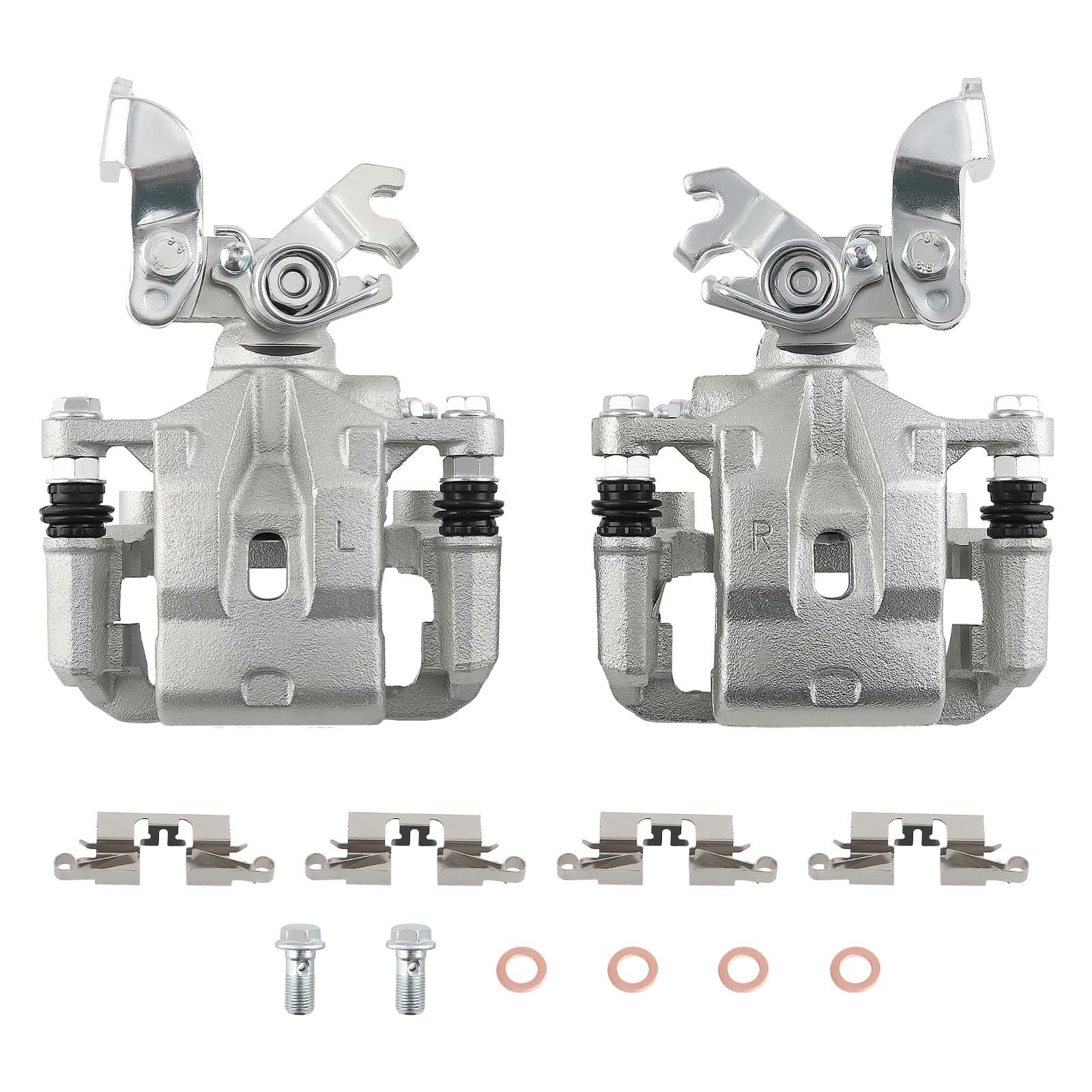 Set of 2 Rear Brake Calipers For Ford Fusion 06-12 All Engine Sedan 6E5Z2553A