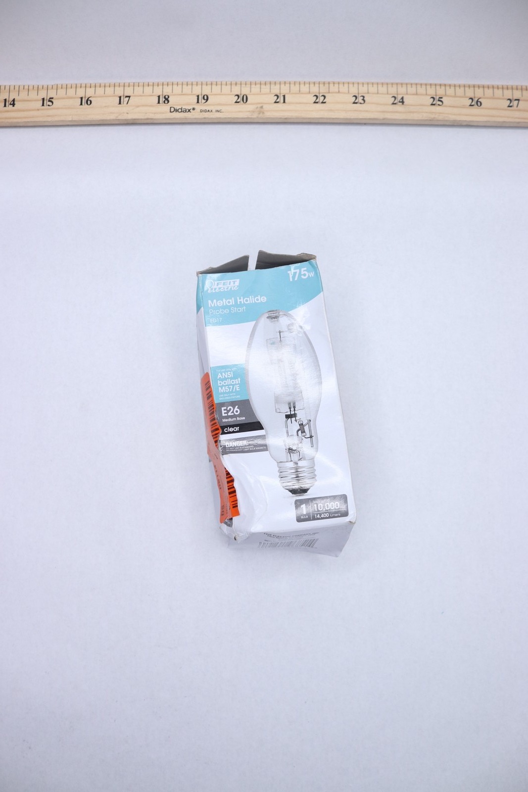 Feit Electric ED17 Halide HID Bulb Clear Metal 175W 3006775