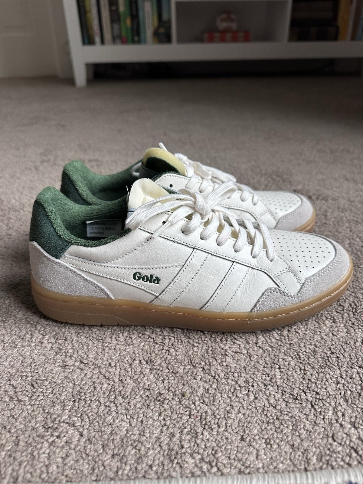 Gola Women’s Brand New Never Worn No Box Size 8 Green Suede and Nubuck Sneakers