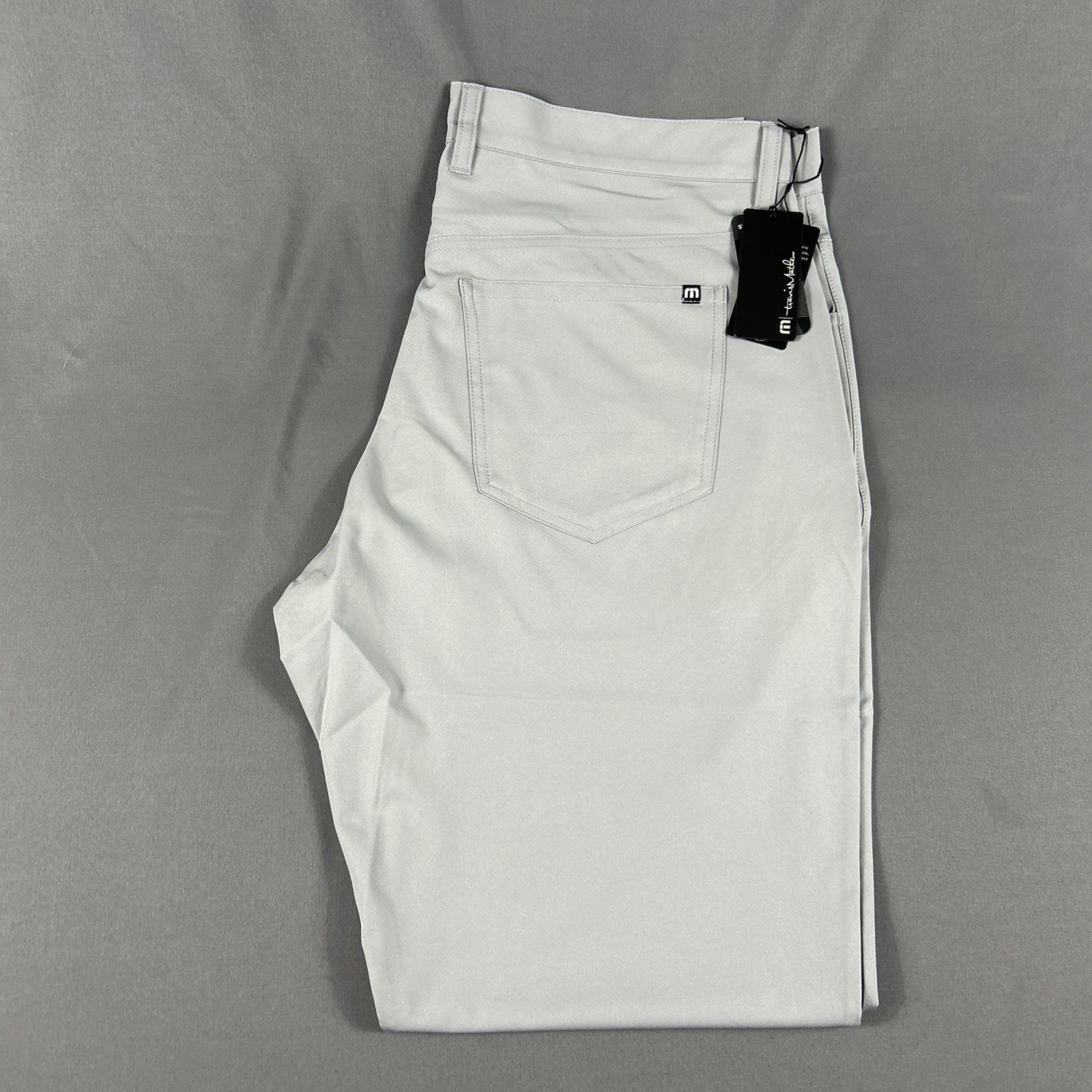 Travis Mathew Golf Pants Alta Cresta 36 x 32 Gray Polyester Spandex MSRP $130 Travis Mathew Golf Pants Alta Cresta 36 x 32 Gray Polyester Spandex MSRP $130