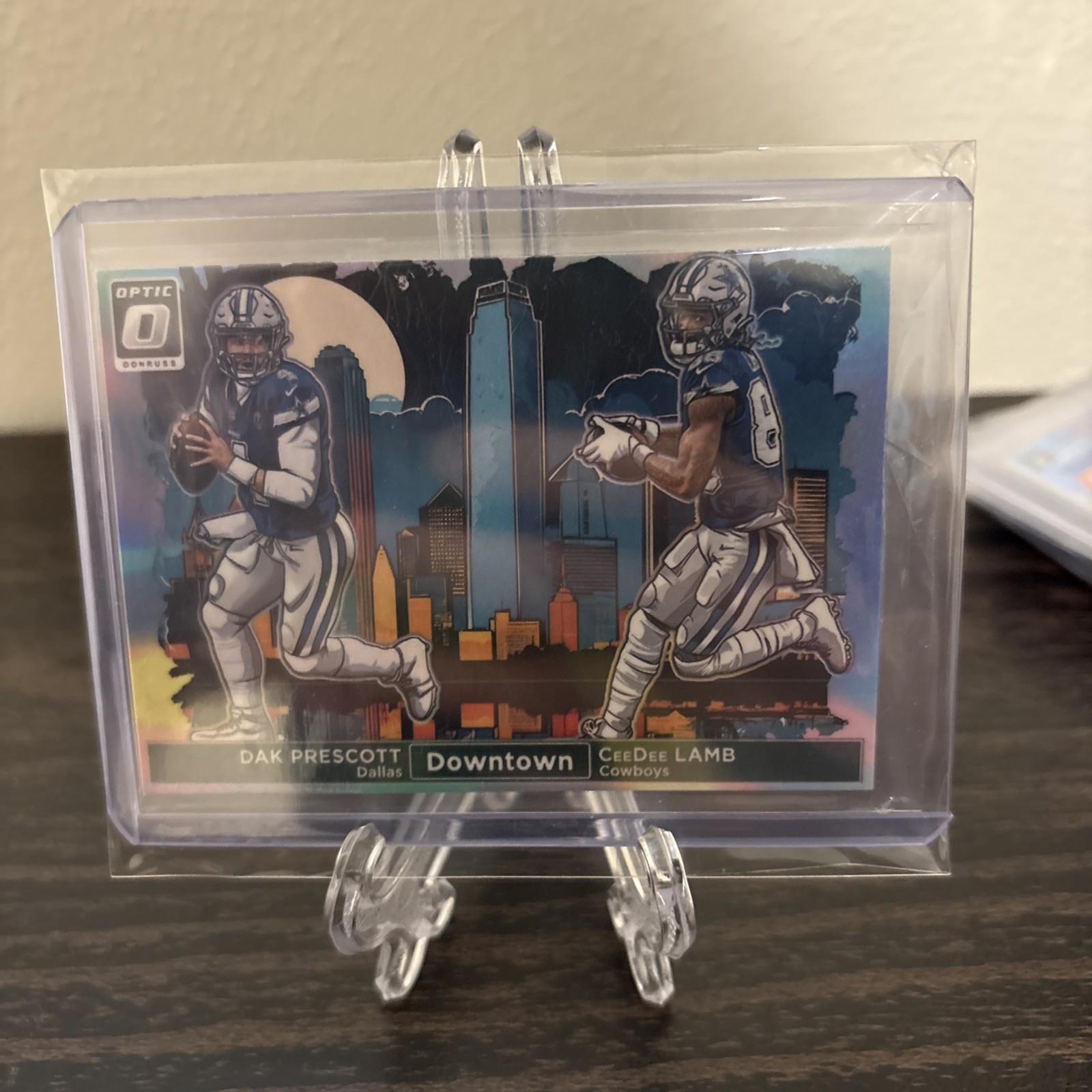 REPRINT 2024 Panini Donruss Optic - Downtown Duos Dak Prescott, CeeDee Lamb #1 REPRINT 2024 Panini Donruss Optic - Downtown Duos Dak Prescott, CeeDee Lamb #1