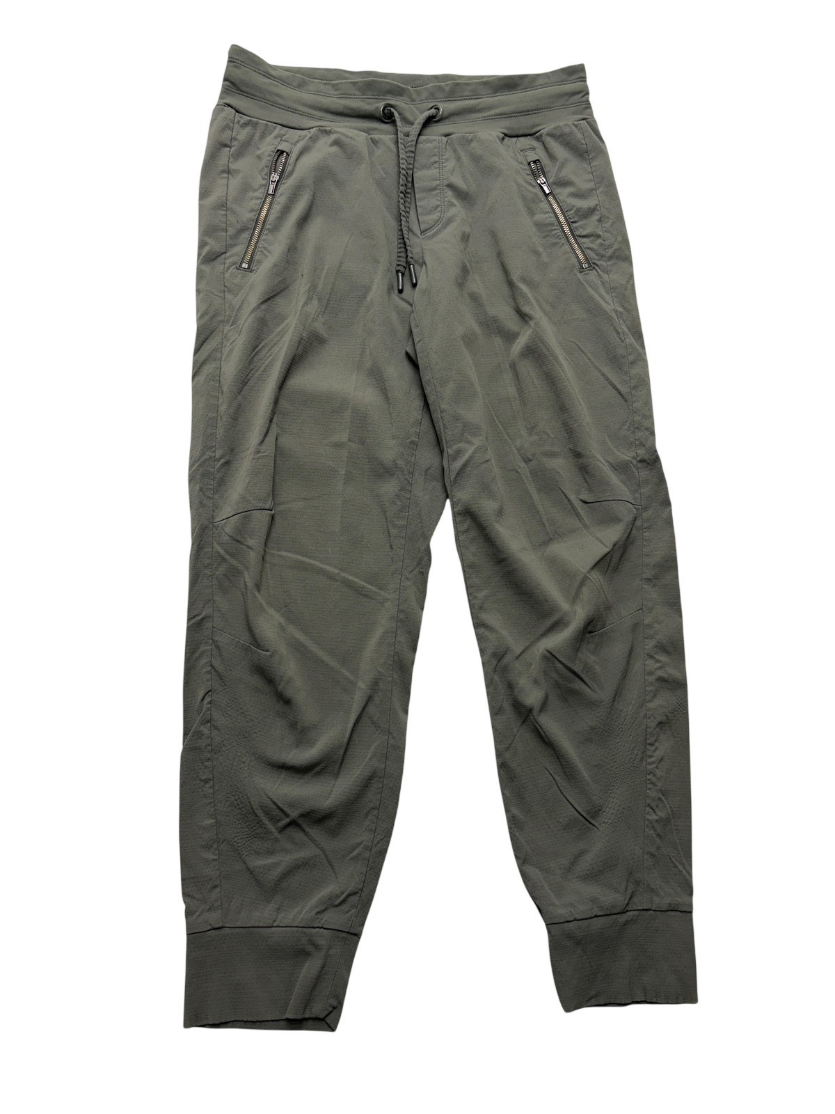 Athleta Trekkie North Jogger Pants Womens 6 Green Pockets Hiking Travel