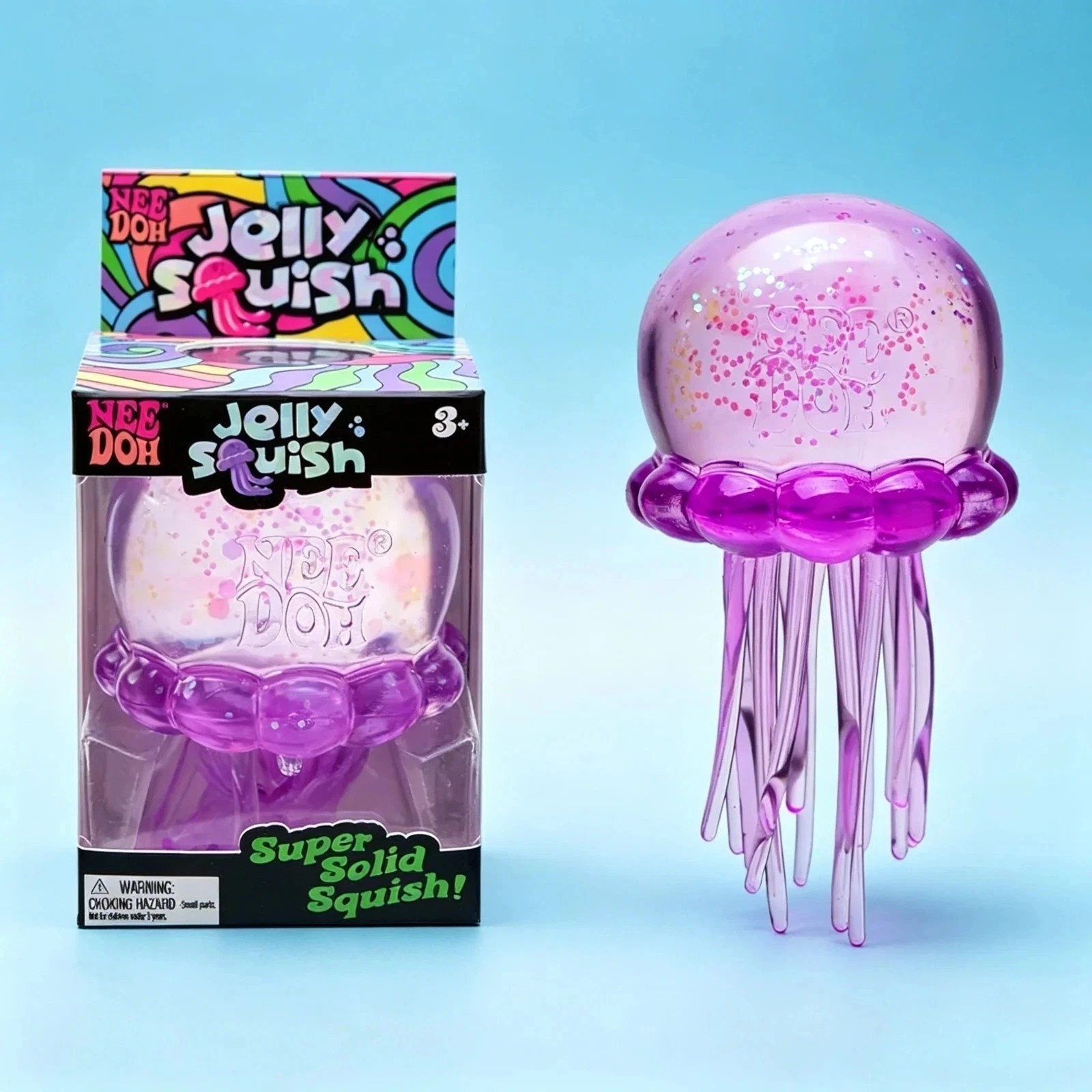 Nee Doh Jellyfish Jelly Squish Stress Toy Fidget Squeeze NeeDoh Trending Special