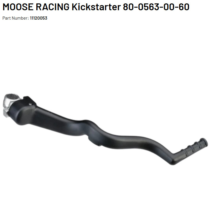 Moose Racing Kickstarter, Part #: 1112-0053