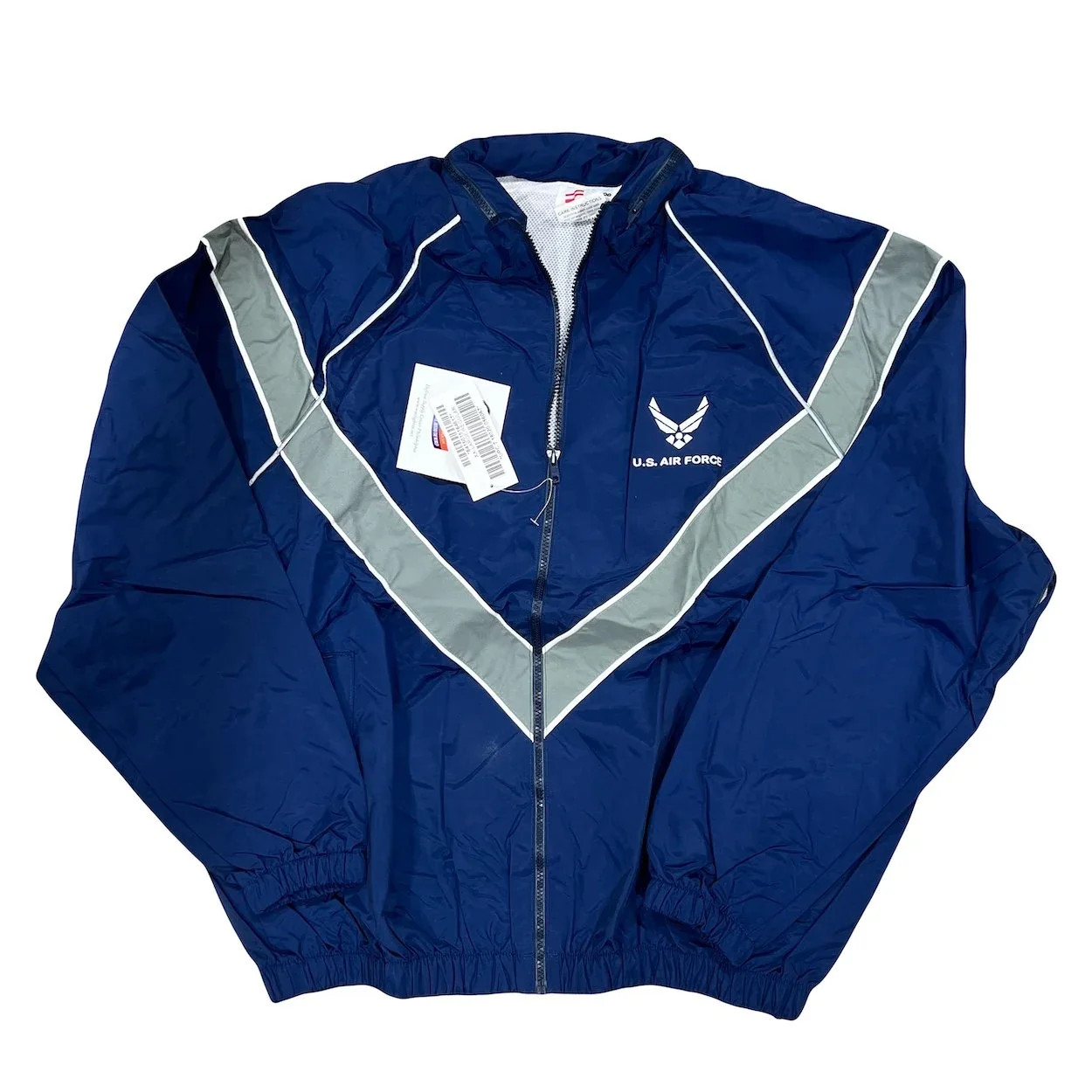 US Air Force Mesh-Lined Windbreaker Jacket | Blue USGI