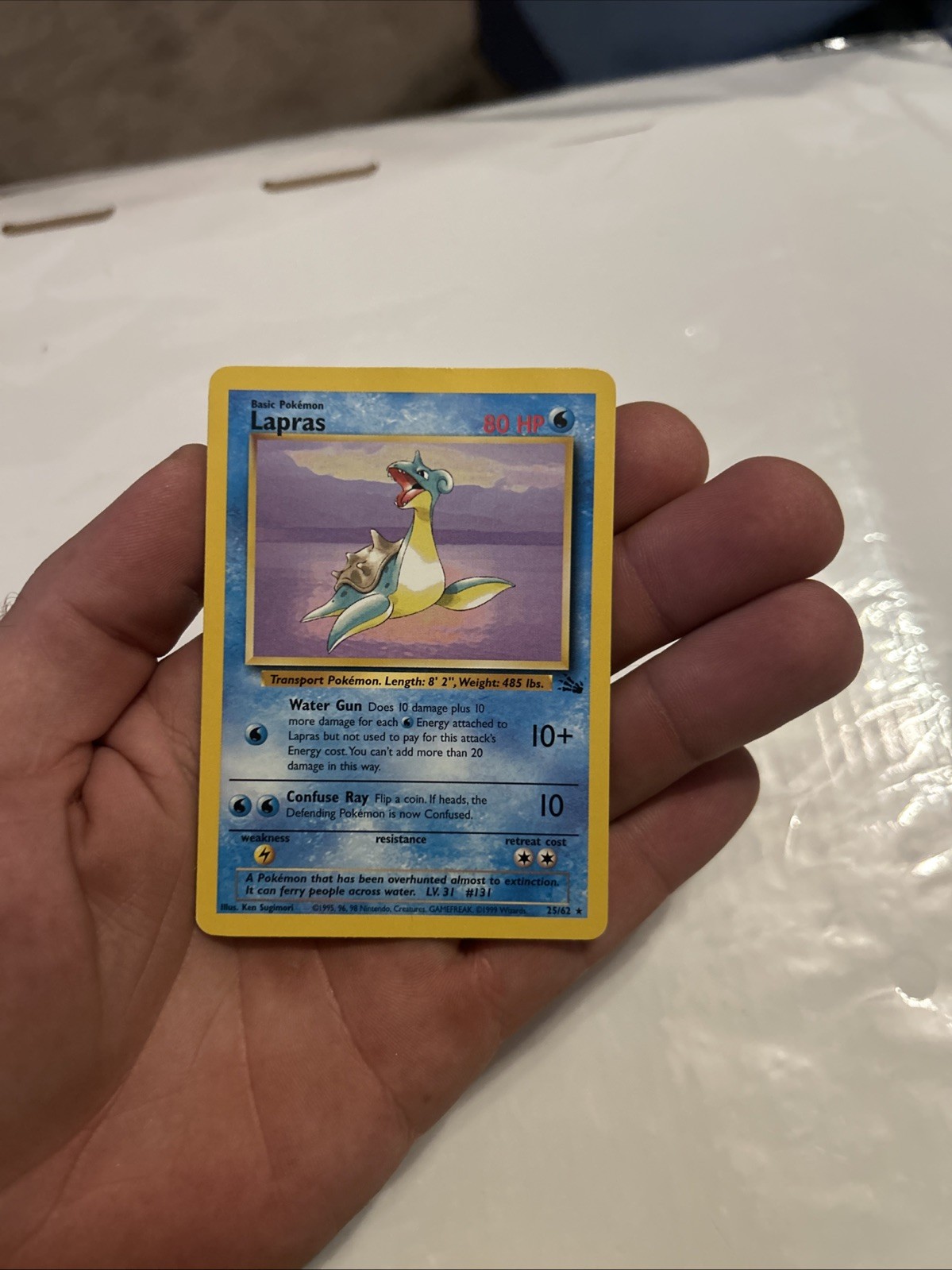 Lapras 25/62 Fossil Regular Lapras 25/62 Fossil Regular