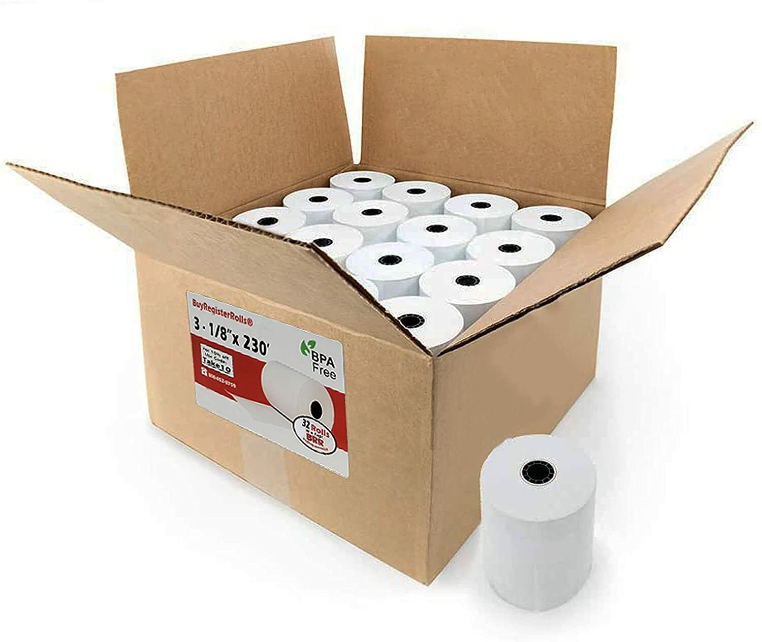 32 Rolls- 3 1/8\