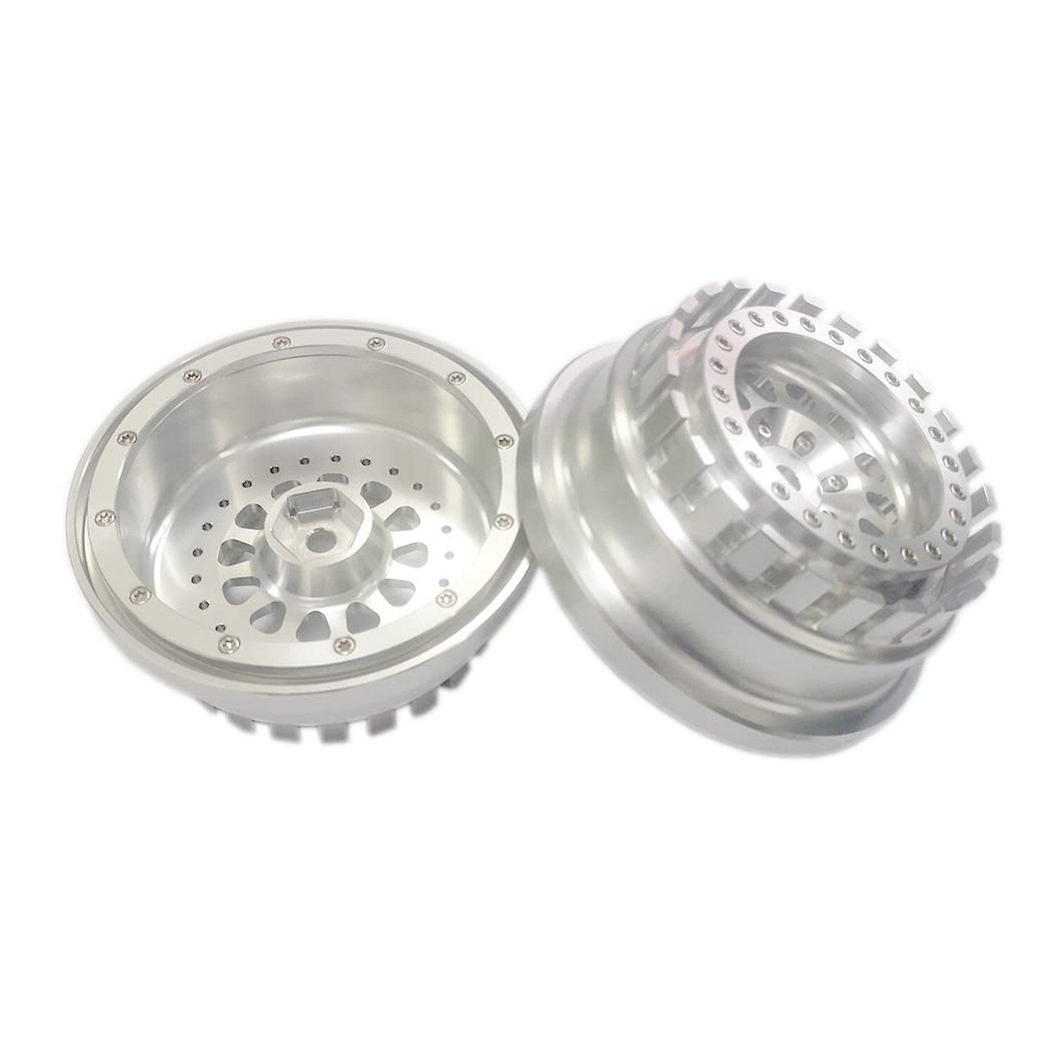 & VITAVON alumium beadlock wheel V2 silver rim+ring fits with proline hyrax 1...