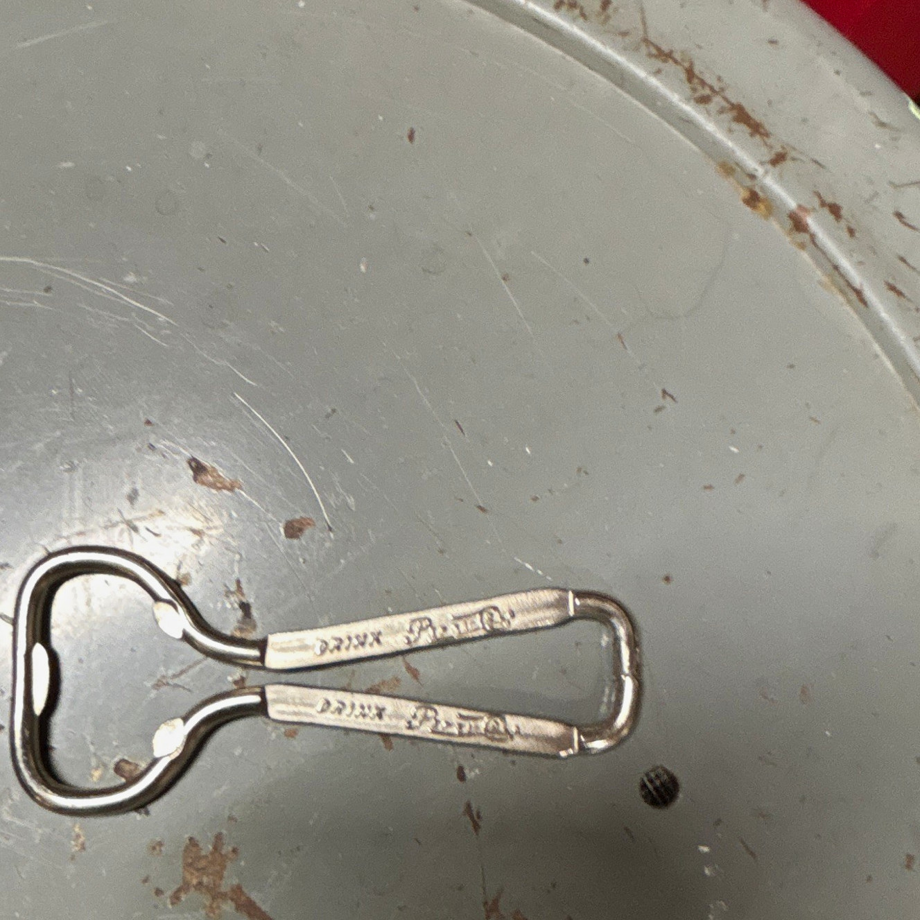 Pepsi-Cola Vintage Silver Metal Bottle Opener Advertising Collectible