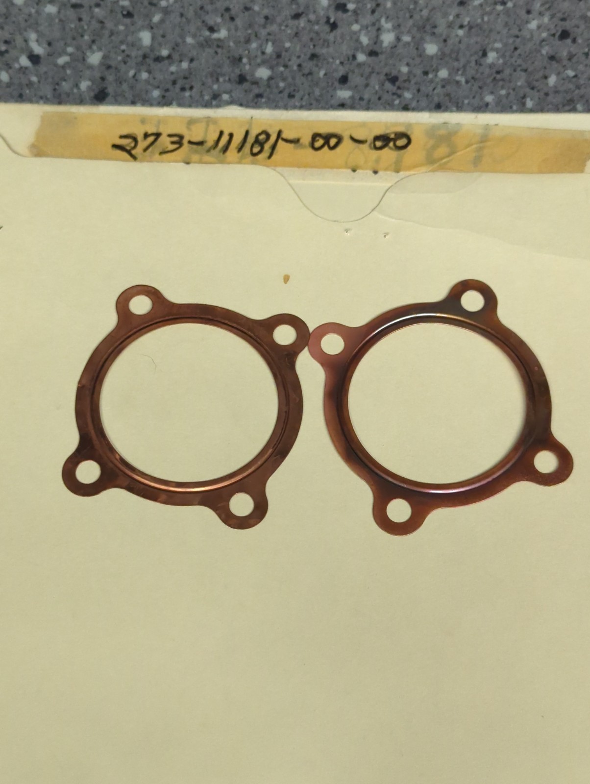 2-NOS Yamaha RD200 YCS1 CS3 CS5 Cylinder Head Gasket OEM 273-11181-00 2-NOS Yamaha RD200 YCS1 CS3 CS5 Cylinder Head Gasket OEM 273-11181-00