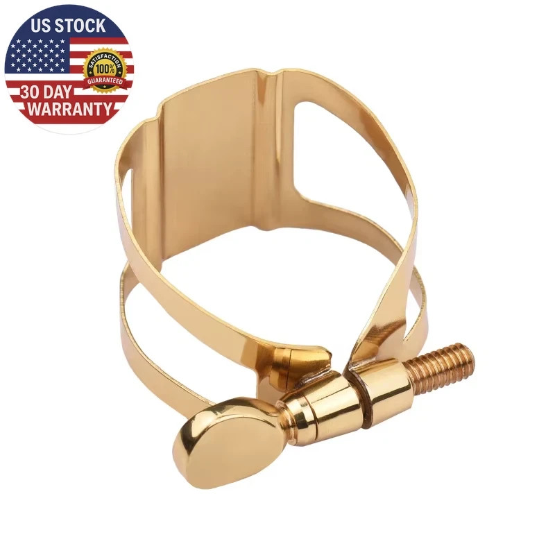 Single Screw Adjustment Saxophone Ligature Compact Durable Ligature for Soprano 