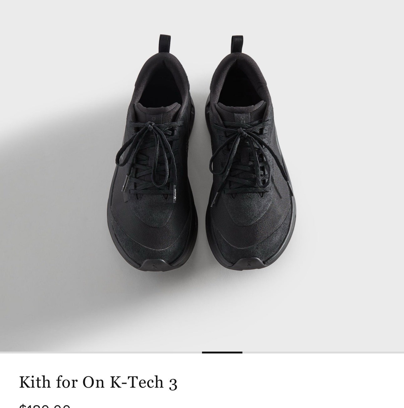 Kith x On K-Tech 3 Men\'s 12 Black In Hand Kith x On K-Tech 3 Men\'s 12 Black In Hand