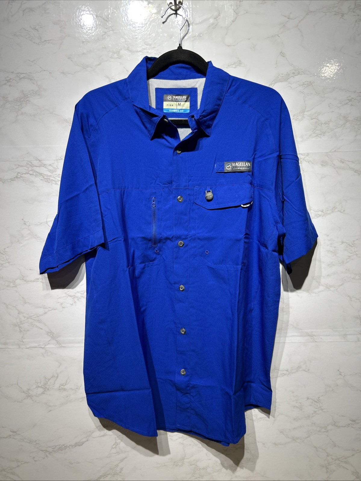 Magellan Outdoors Pro Angler Fishing Short Sleeve Classic Fit Shirt Sz Large New Magellan Outdoors Pro Angler Fishing Short Sleeve Classic Fit Shirt Sz Large New