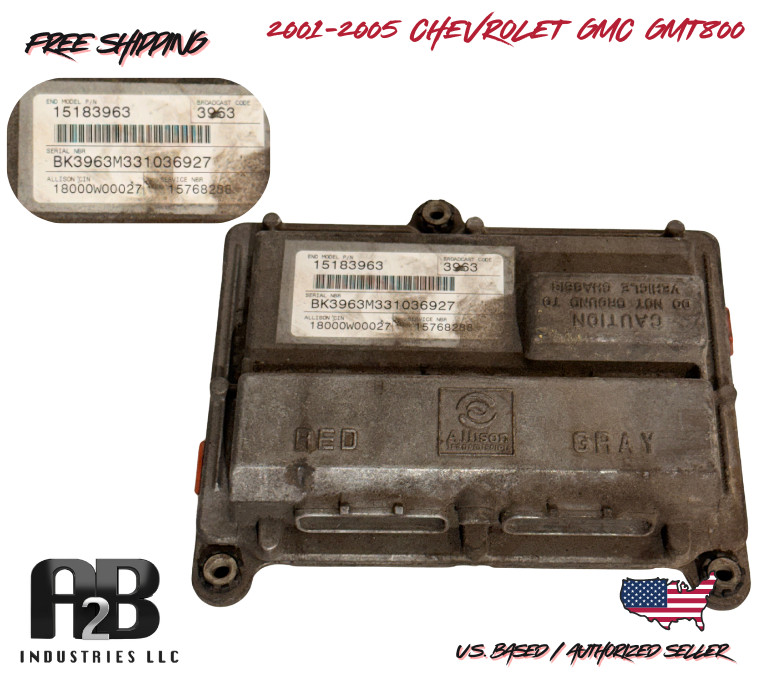 2001 - 2005 Chevrolet Silverado Sierra 6.6L LB7 DURAMAX Control Module 15183963