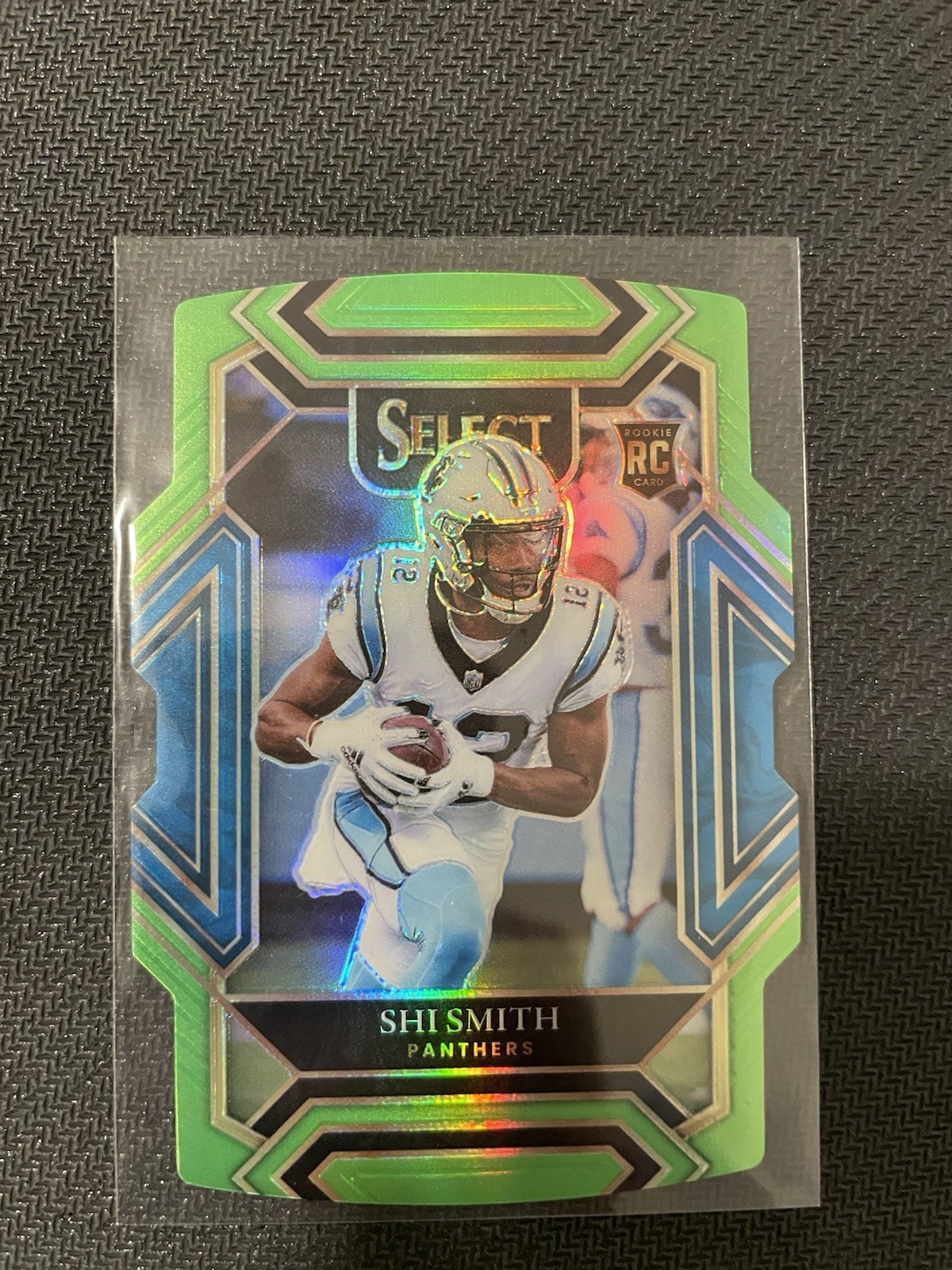 2021 Panini Select Shi Smith #296 Neon Green Prizm Die-Cut /349 2021 Panini Select Shi Smith #296 Neon Green Prizm Die-Cut /349