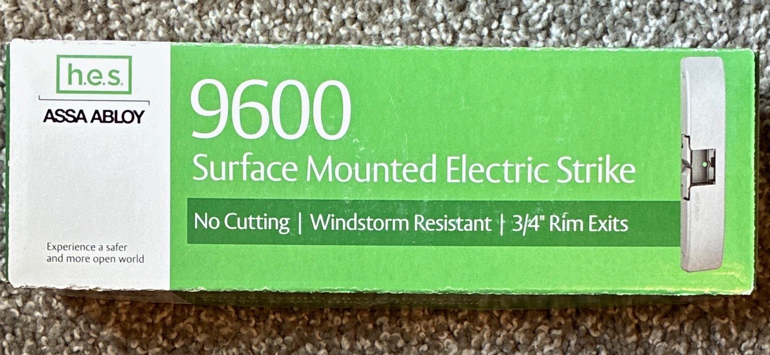 HES 9600-613E 9600 Surface Mount Electric Strike, Windstorm Resistant