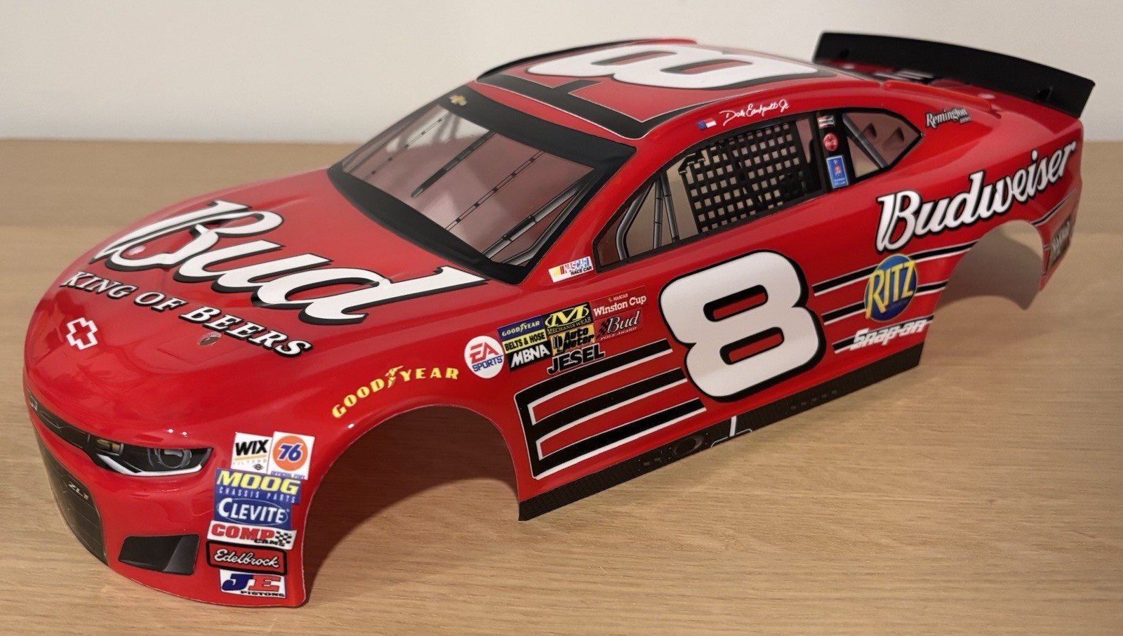 1/12 Custom Dale Earnhardt Jr. Budweiser Chevy Camaro Losi Nascar RC Body