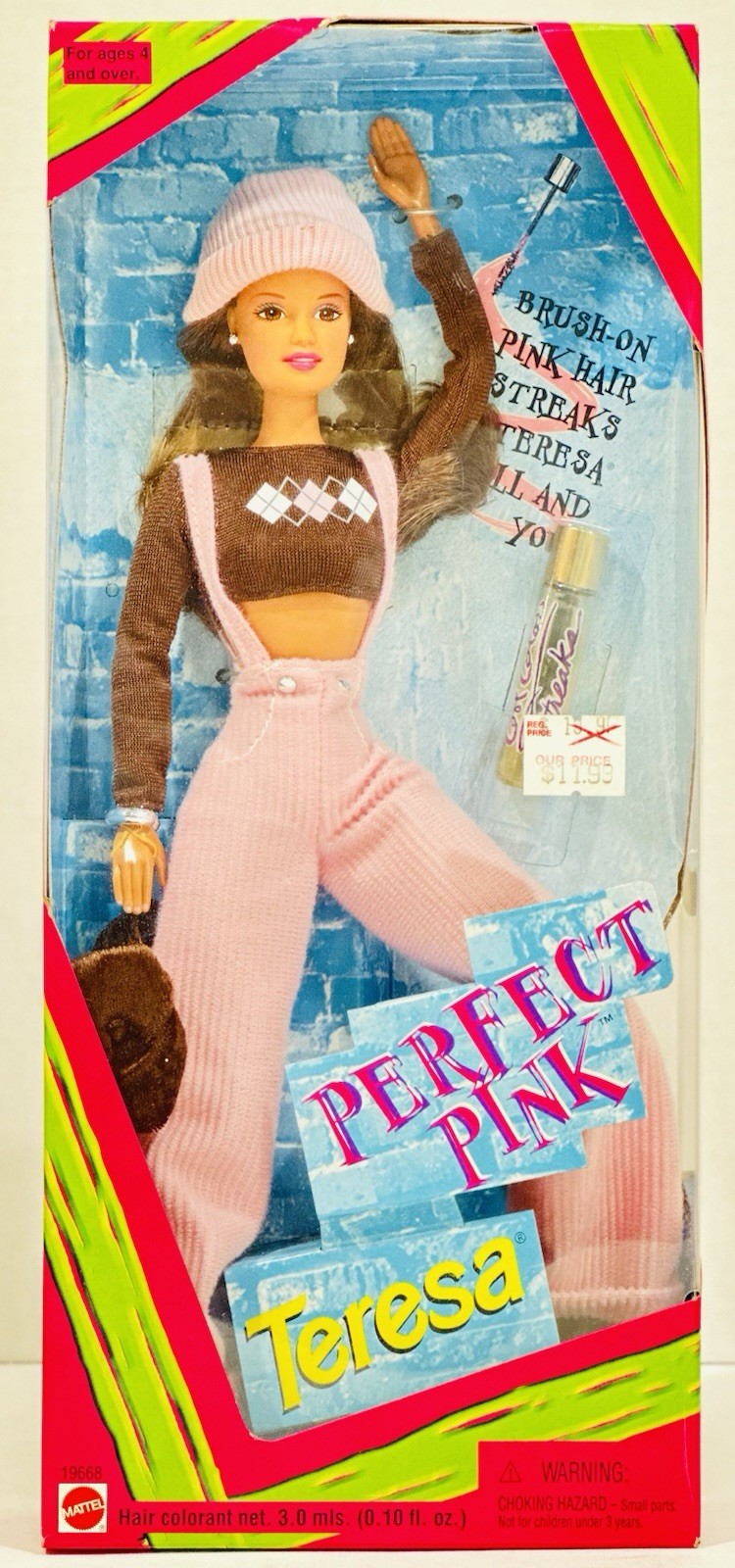 1997 Barbie Perfect Pink Teresa Doll #19668 MATTEL NIB NRFB