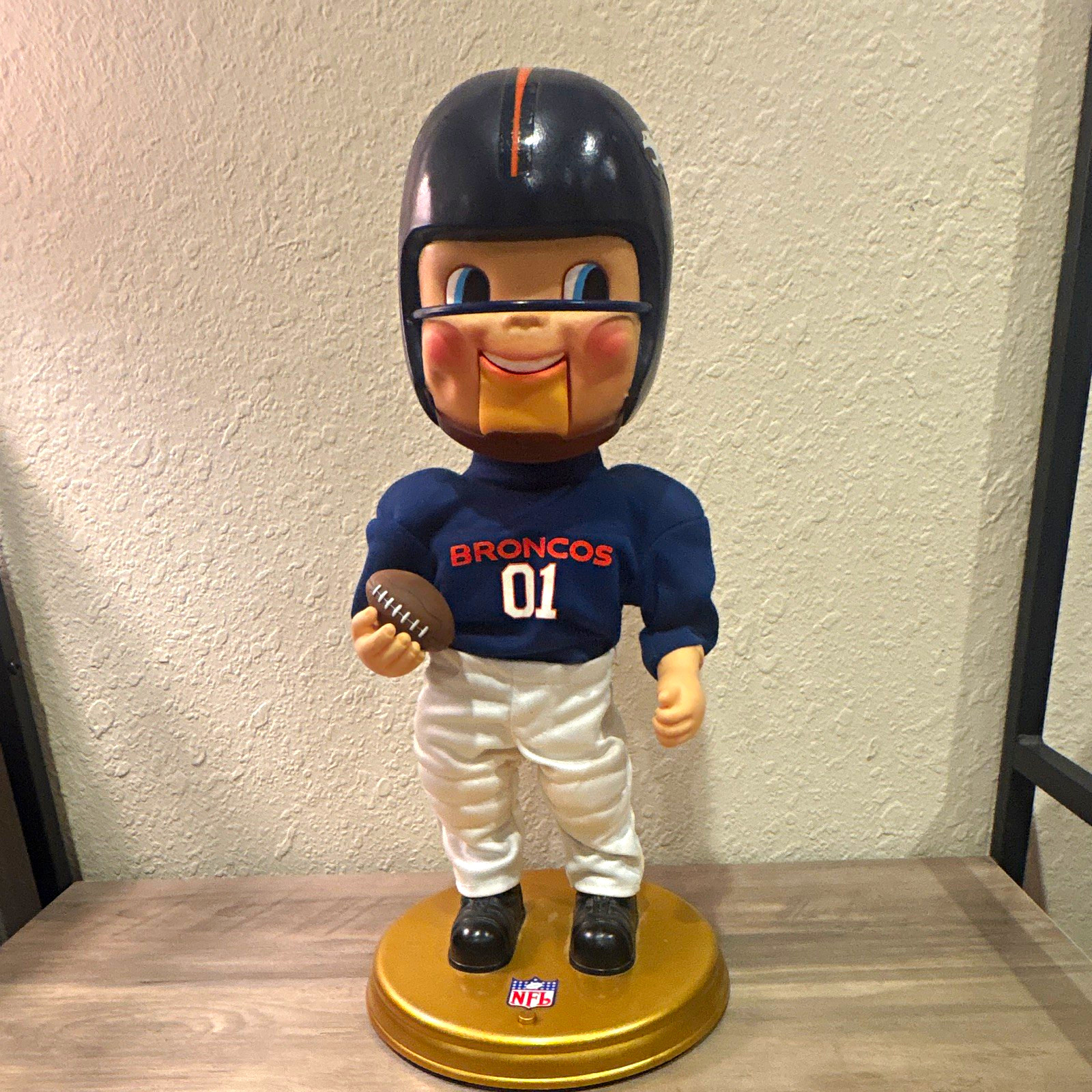 Vintage Gemmy 2001 NFL Denver Broncos Rockin’ Randall 18” Singing Dancing Doll Vintage Gemmy 2001 NFL Denver Broncos Rockin’ Randall 18” Singing Dancing Doll