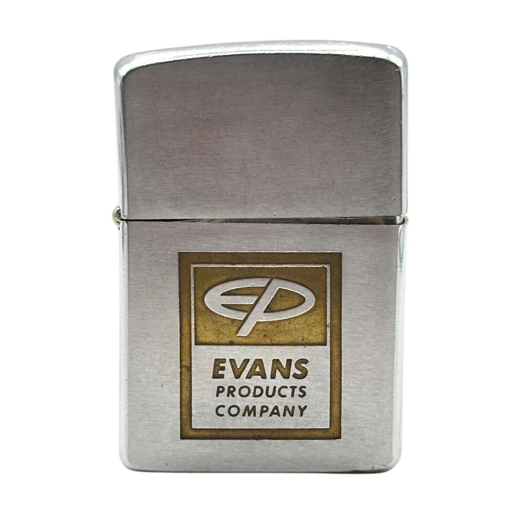 1962/1963 Zippo Regular Evans Products Co Chrome Lighter Lid Won't Close Fully