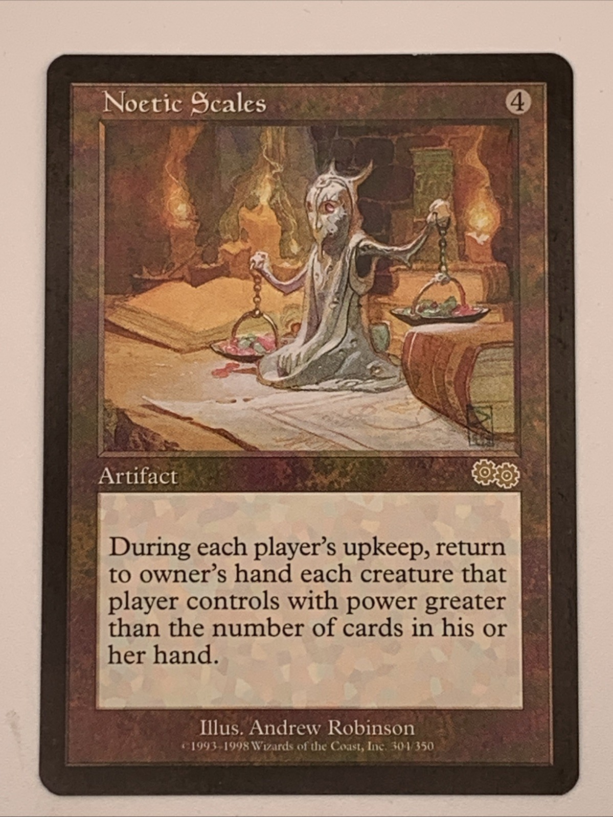MTG NM Noetic Scales Urza's Saga  & Tracking