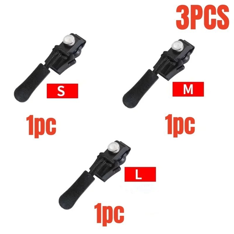 12 Pack Universal Quick Fix Zipper Repair Kit Detachable Slider Replacement
