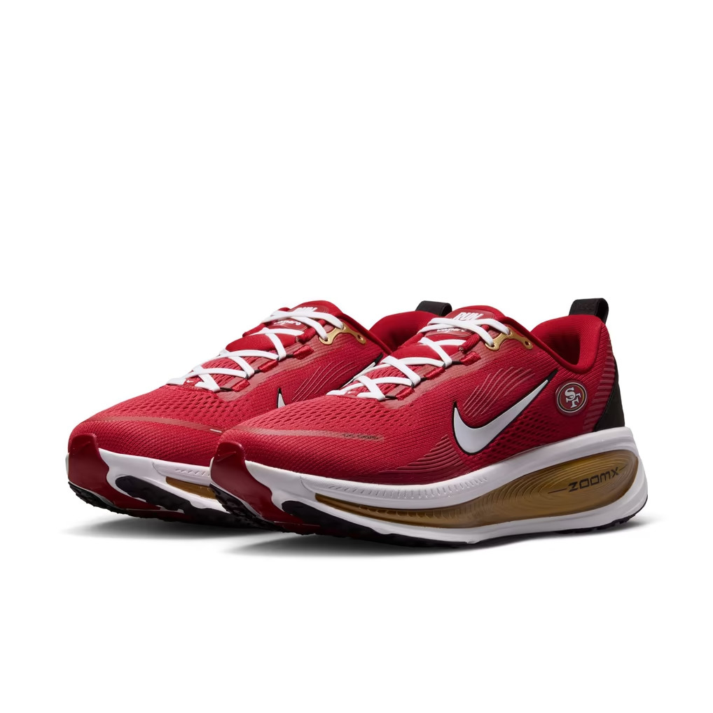 San Francisco 49ers Nike Vomero 18 Running Shoes--- Big Sale