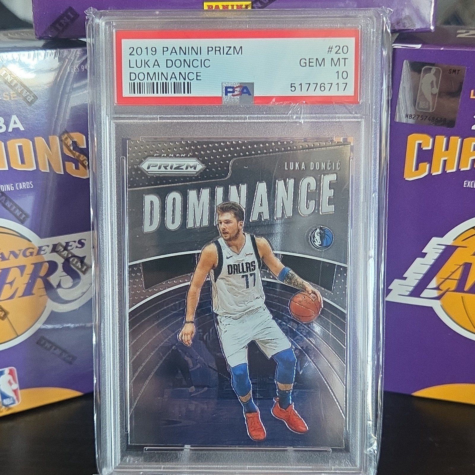 Panini 2019 Prizm Dominance Luka Dončić Mavericks #20 PSA 10 Rare Panini 2019 Prizm Dominance Luka Dončić Mavericks #20 PSA 10 Rare