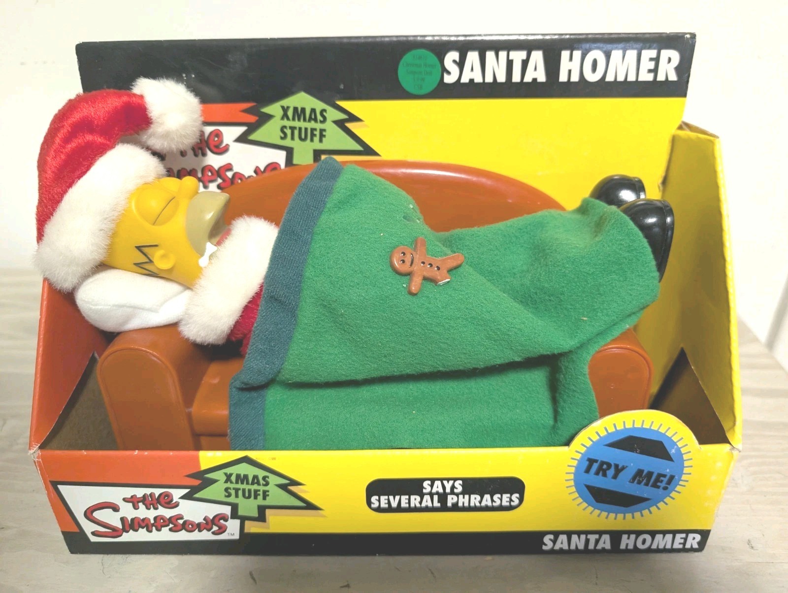 Vintage Sleeping Santa Homer Simpson Vintage Sleeping Santa Homer Simpson
