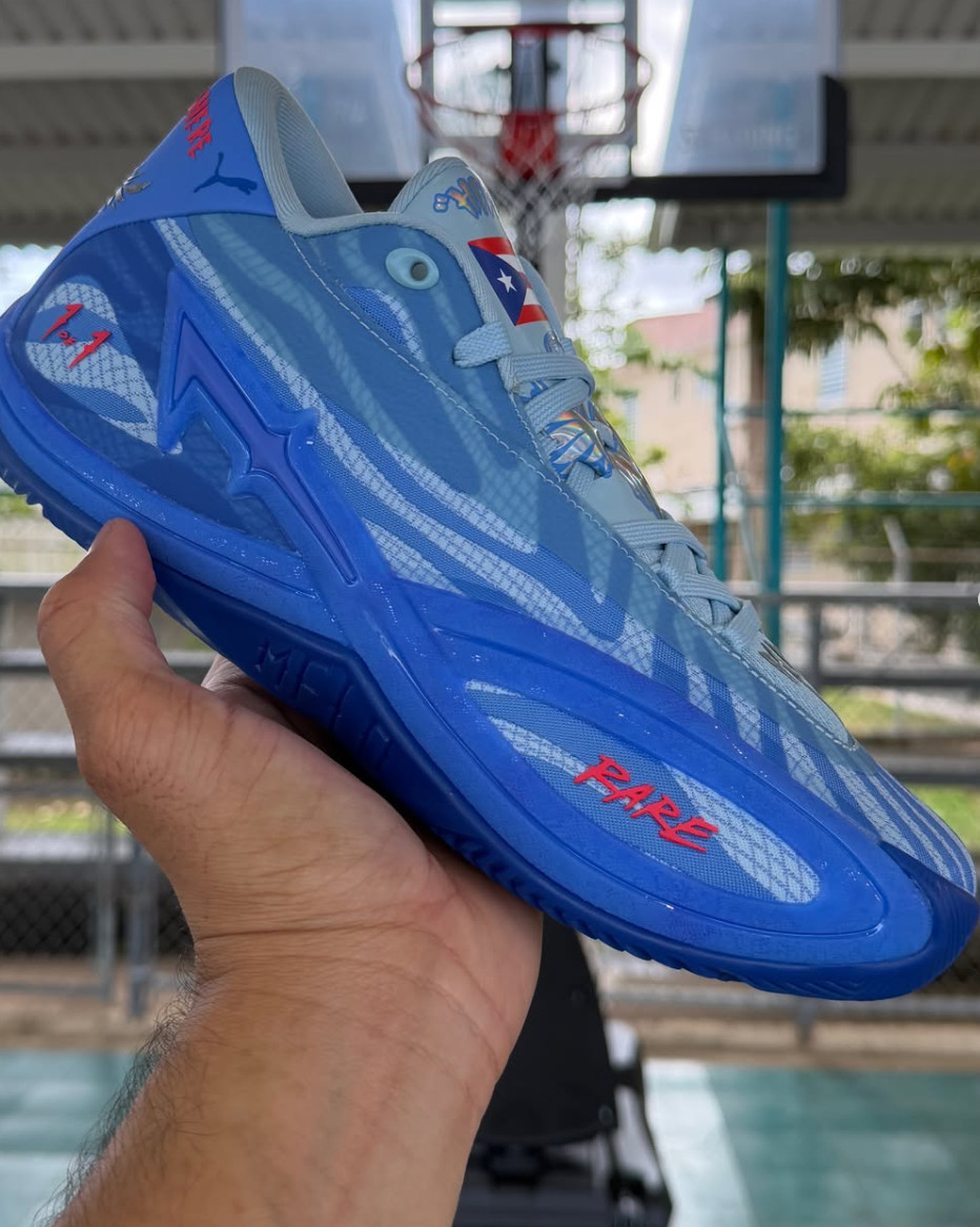 New in Box Puma Lamelo Ball MB.06 Puerto Rico Edition Size 10