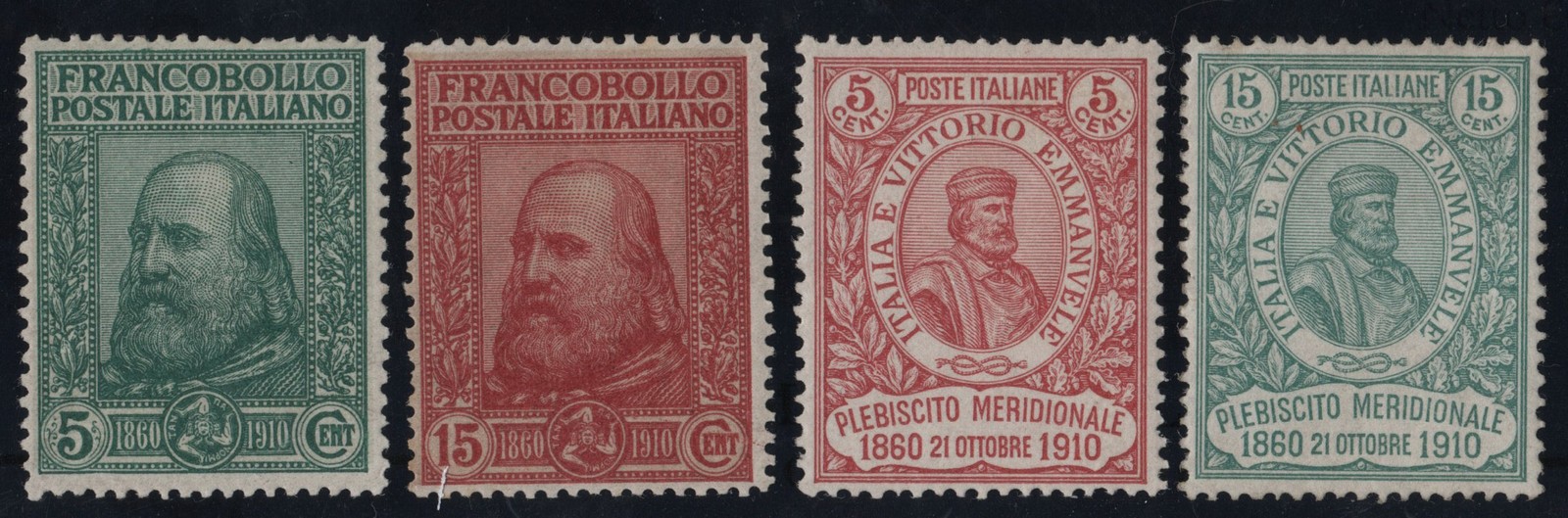 Kingdom 1919 Garibaldi 50. Liberation Sicily” M.N.H. Cert. Diena