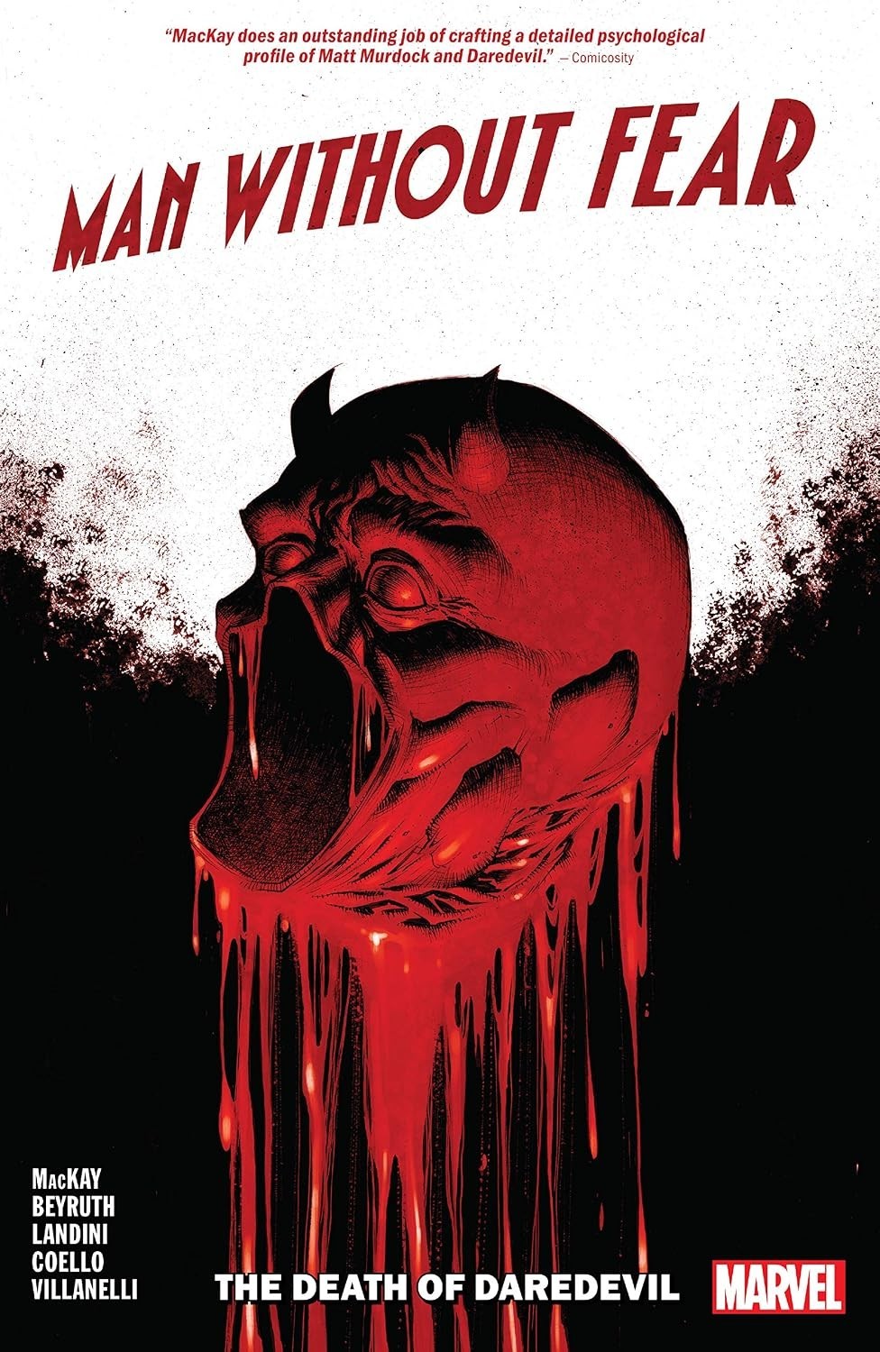 🔴🔥 MAN WITHOUT FEAR THE DEATH OF DAREDEVIL TPB PAPERBACK JED MACKAY 2019 OOP