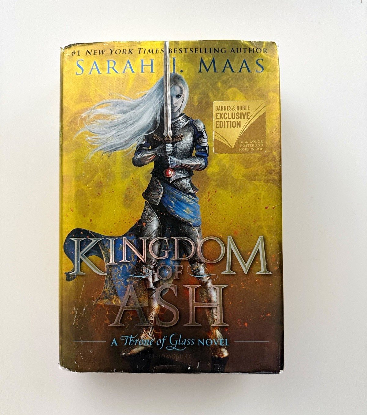 Kingdom of Ash Throne of Glass Sarah J. Maas Hardcover OOP Kingdom of Ash Throne of Glass Sarah J. Maas Hardcover OOP