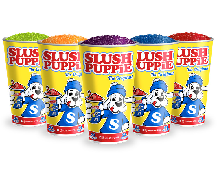 Slush Puppie 12oz Paper Cups - 1000/case Slush Puppie The Original & The Best Slush Puppie 12oz Paper Cups - 1000/case Slush Puppie The Original & The Best