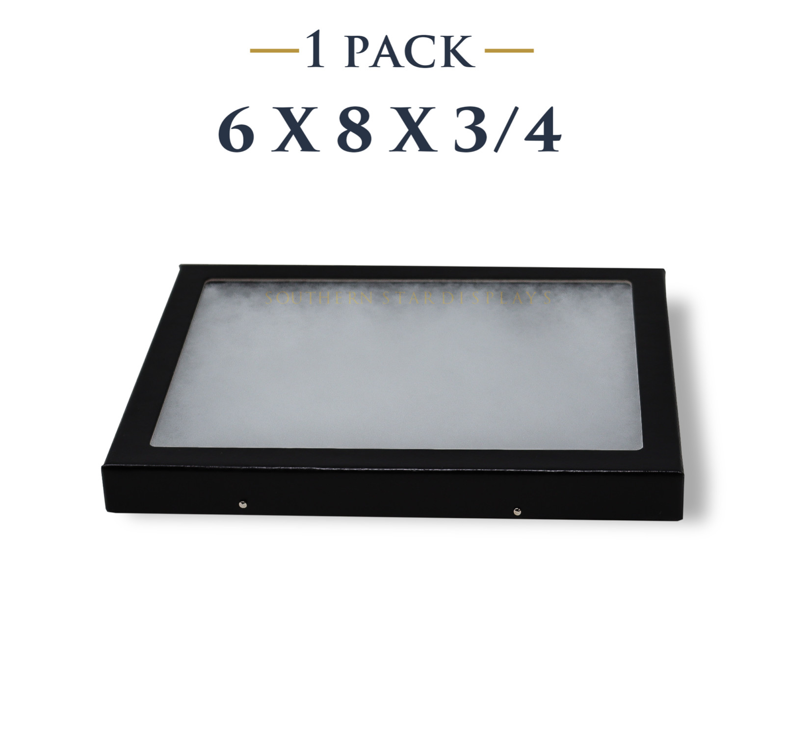 6 x 8 x 3/4 Riker Display Case Mount Box for Collectibles Jewelry Arrowheads 