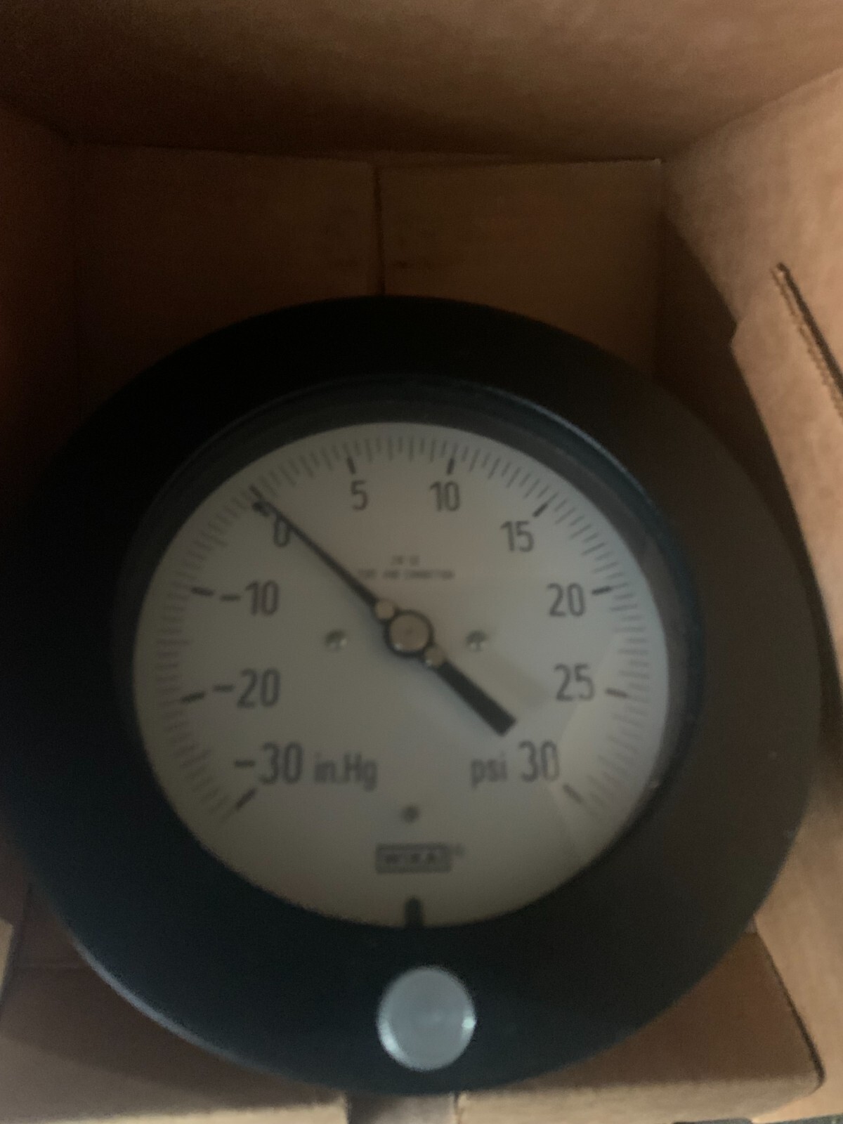 Valley Instruments 4inch Oil Filled Vacuum Pressure Gauge Stainless Steel