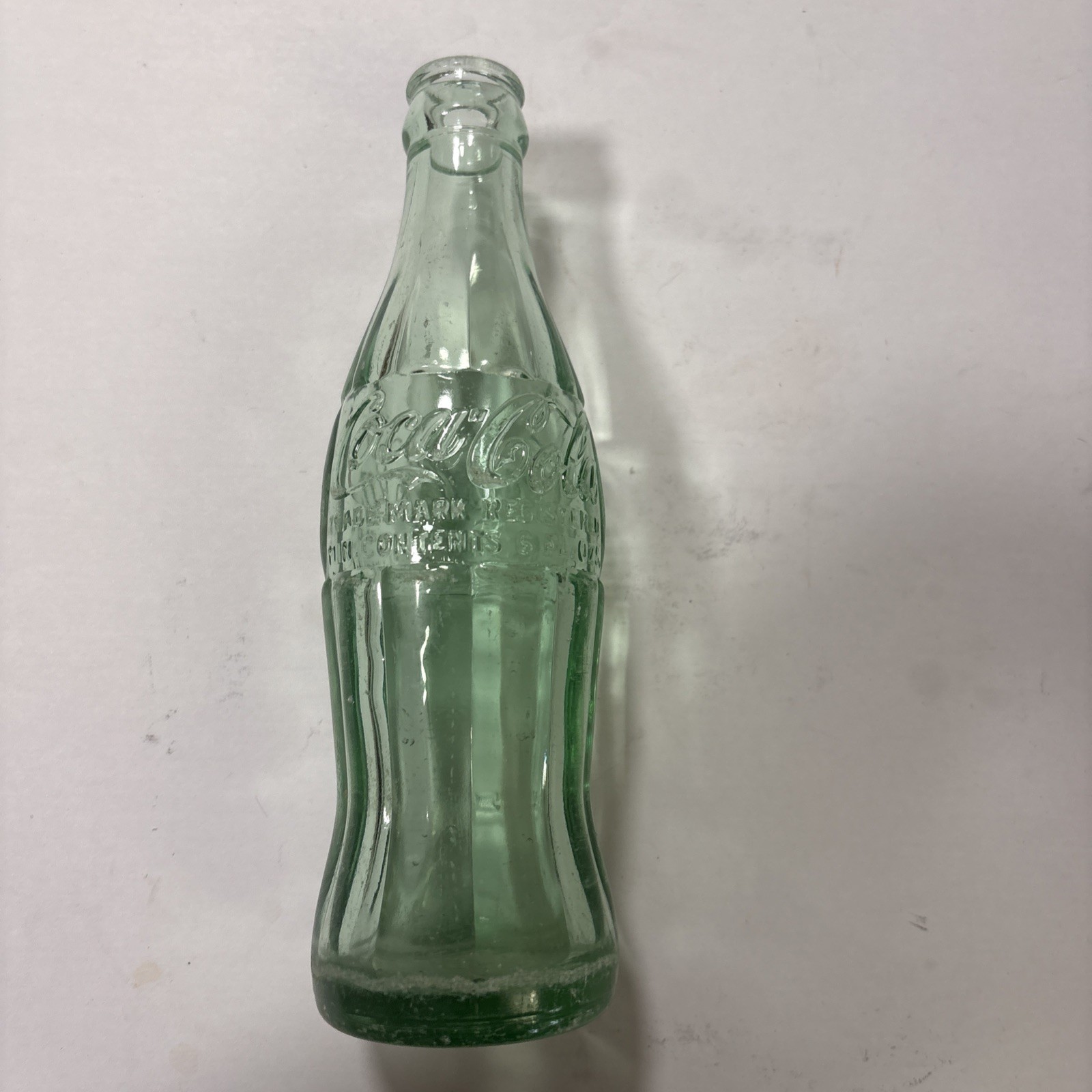 Coca-Cola Vintage Hobble Skirt Soda Bottle Gainsville Georgia Us Pat. Office