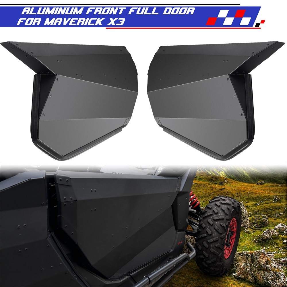 2pc Front Aluminum Full Doors Fit for Can-Am Maverick X3 2017-2024,for 715004732
