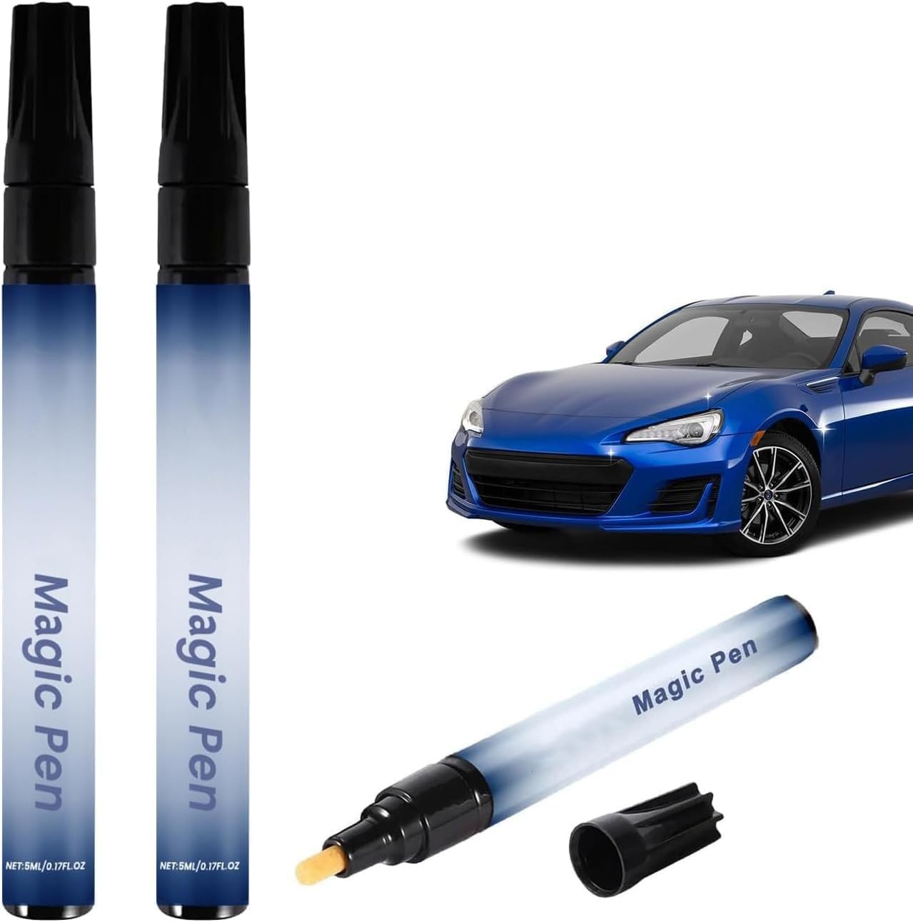 All Cars Magic Pen, Car Scratch Remover 0.09 Fl Oz (Pack of 2), 2pcs All Cars Magic Pen, Car Scratch Remover 0.09 Fl Oz (Pack of 2), 2pcs