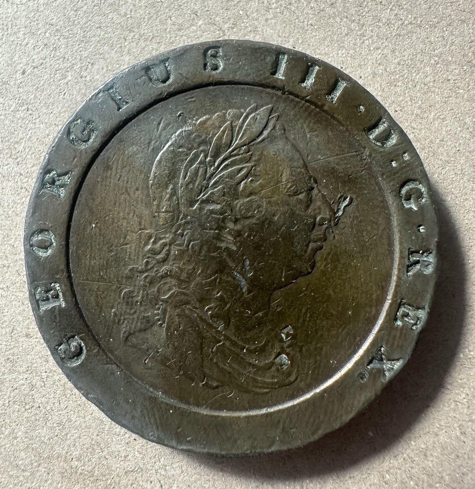 1797 Great Britain Cartwheel 2 Pence