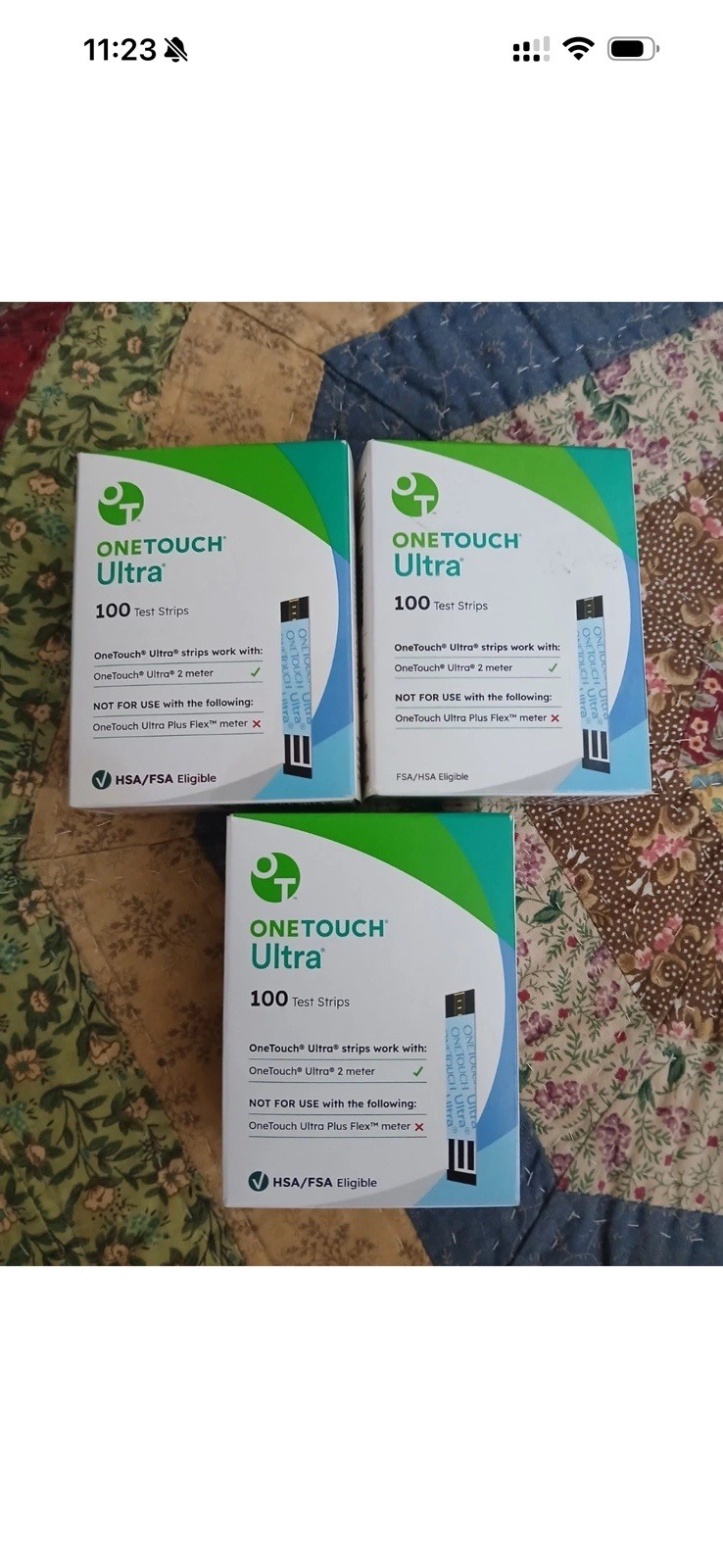 300 One Touch Ultra Strips Exp 9/30/2026 Sale