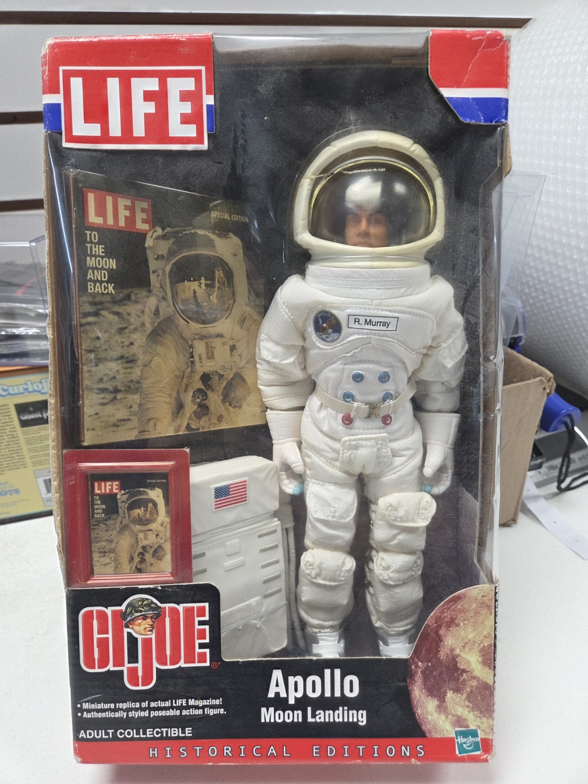 Hasbro GI Joe Historical Edition Apollo Moon Landing Murray 2002 Life Hasbro GI Joe Historical Edition Apollo Moon Landing Murray 2002 Life