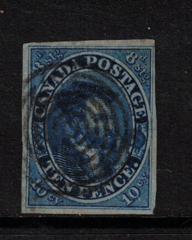 Canada #7 Very Fine Used With Four Margins **With Certificate**