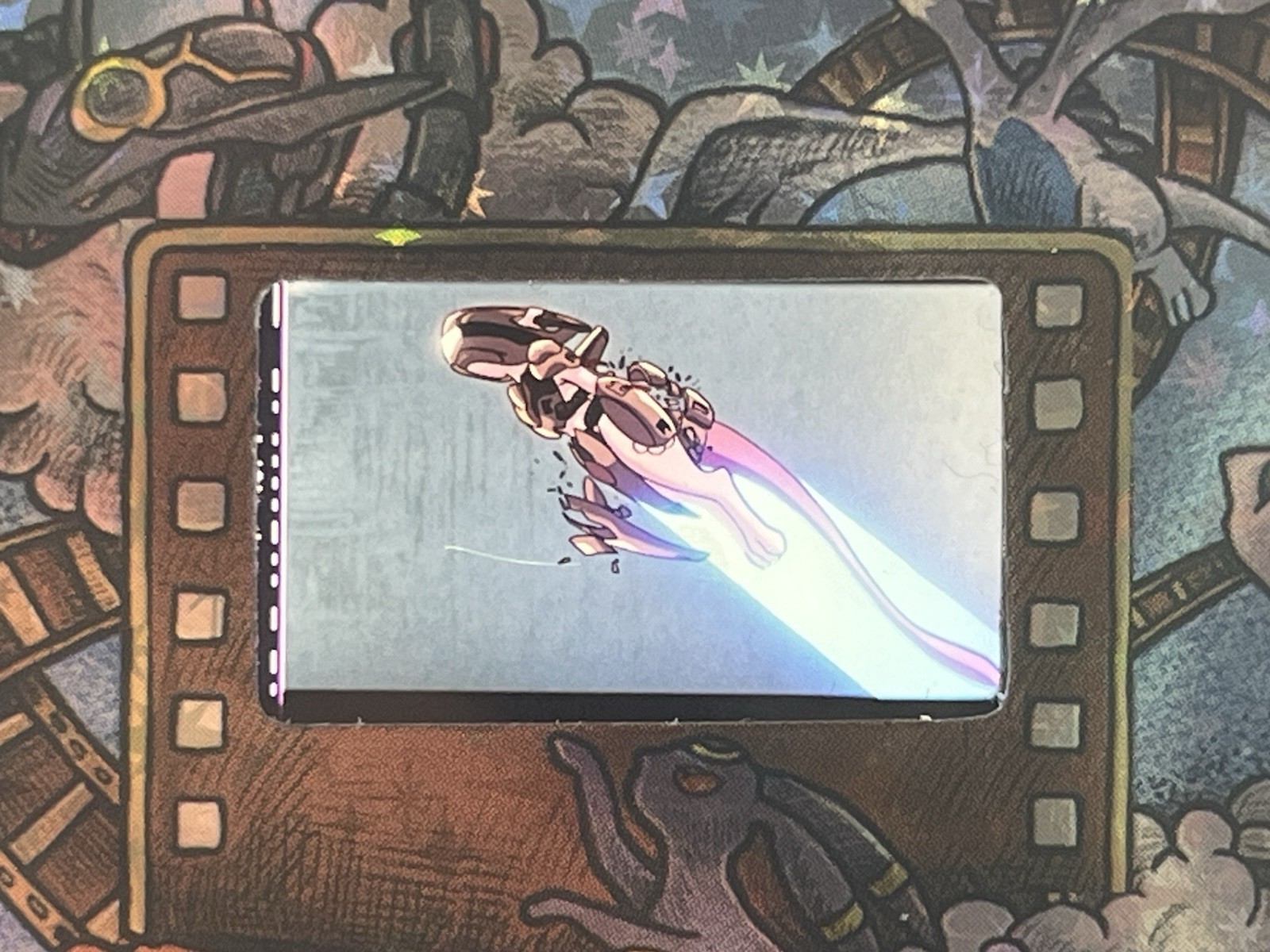 FSA 5 of 5 Pokemon Film Cell Armored Mewtwo FSA 5 of 5 Pokemon Film Cell Armored Mewtwo