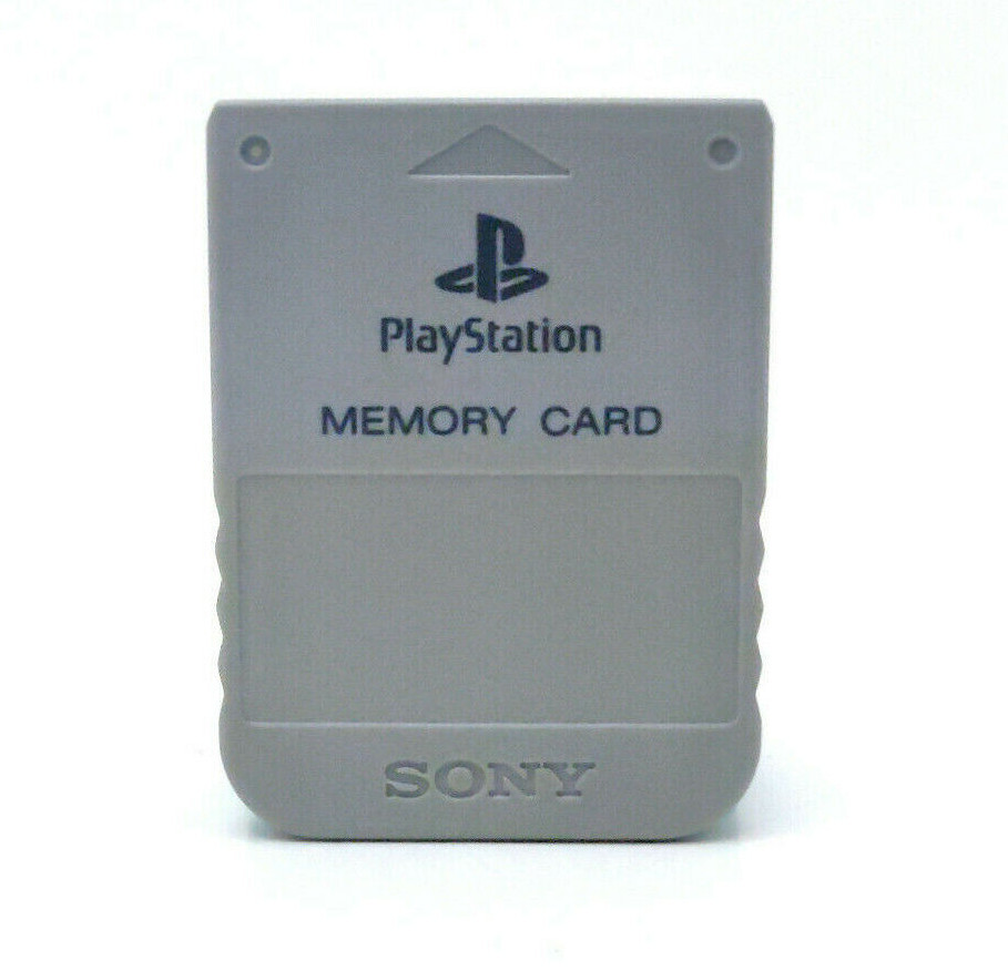 Sony Playstation 1 PS1 Official OEM 15 Block Memory Card Import SCPH-1020