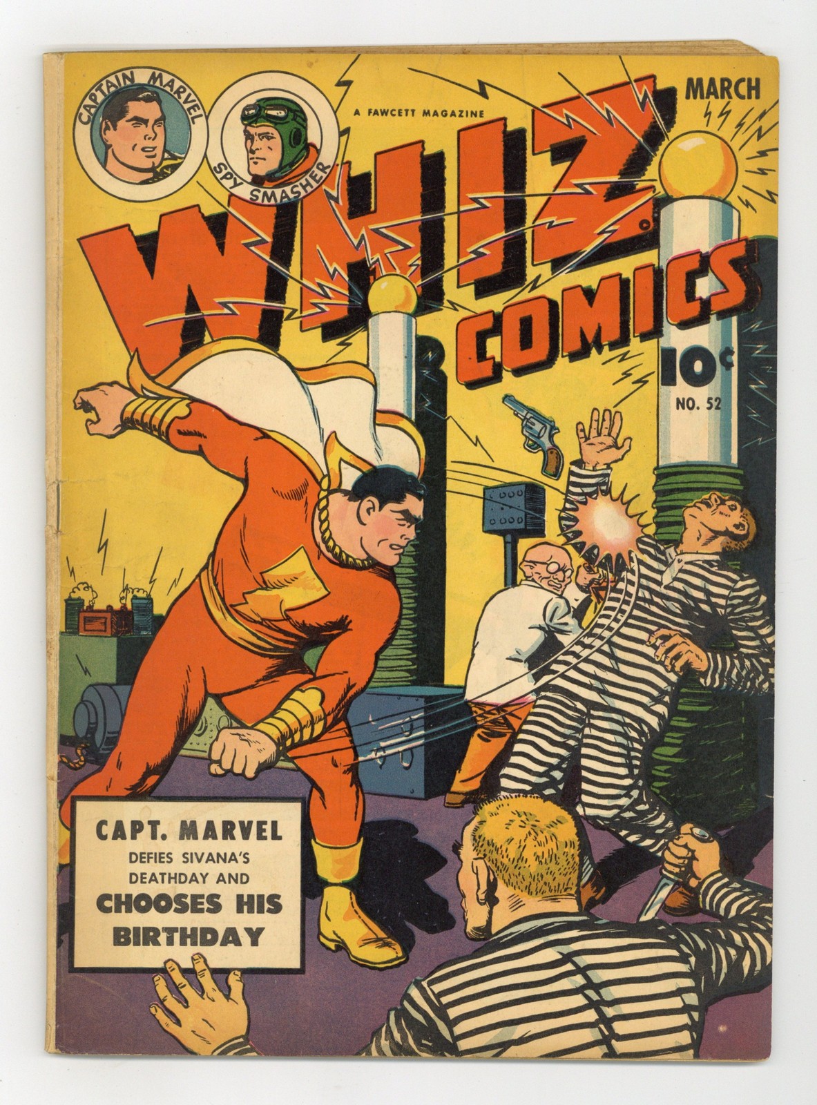 Whiz Comics #52 VG- 3.5 1944