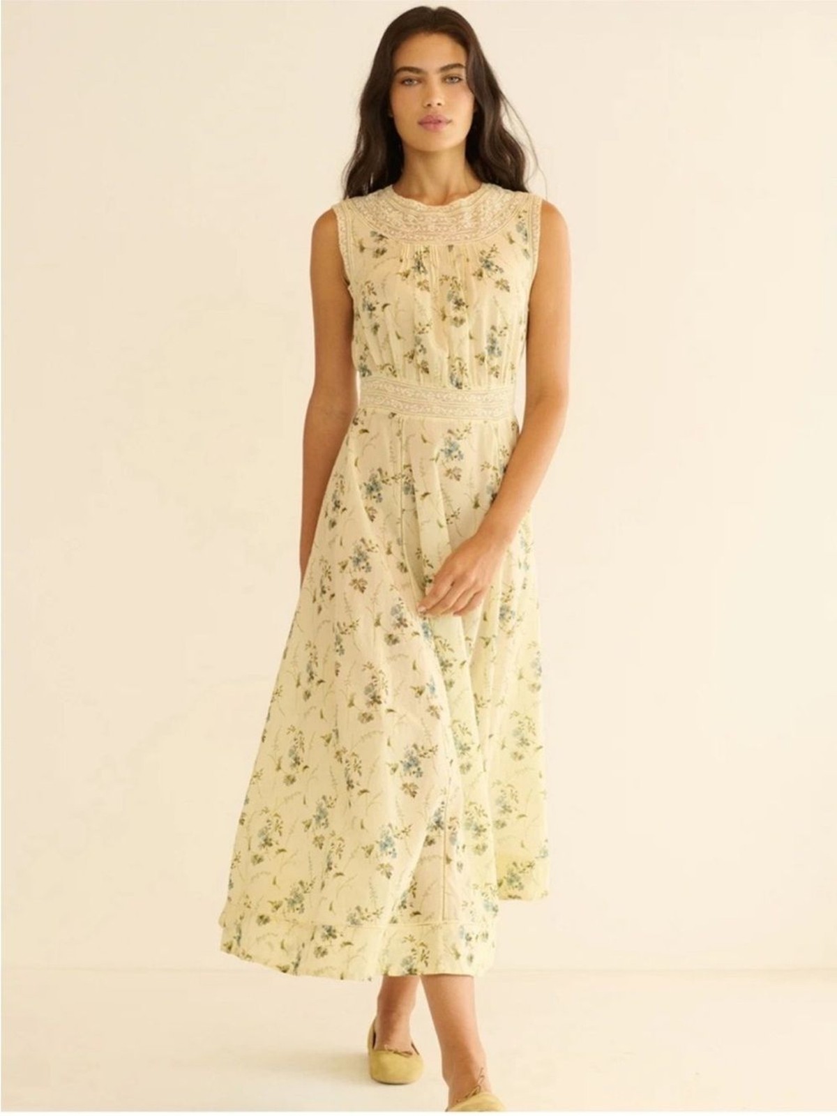 DOEN Liliane Dress in Sunshine Prairie Rose DOEN Liliane Dress in Sunshine Prairie Rose