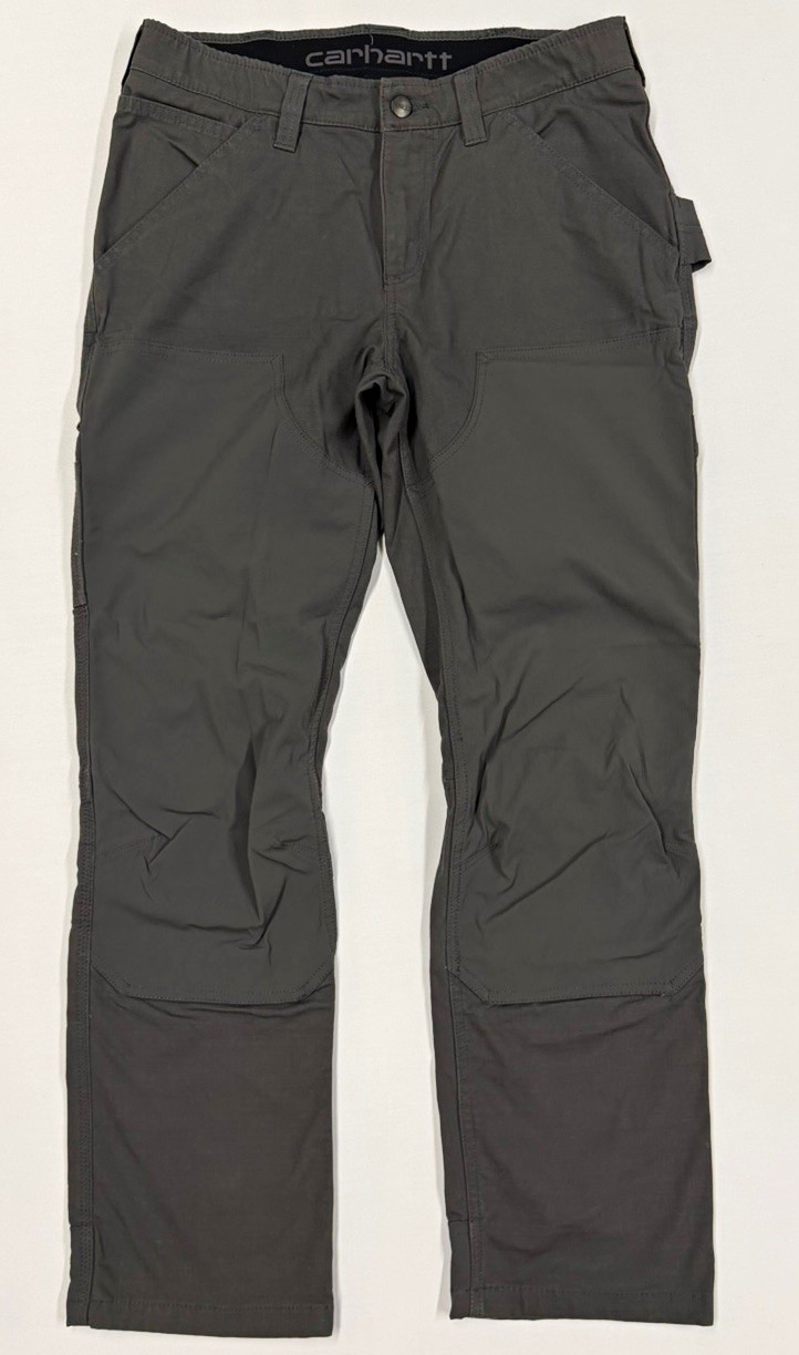 Carhartt Women’s 8 Regular Rugged Flex Double Front Work Pants Gray Utility