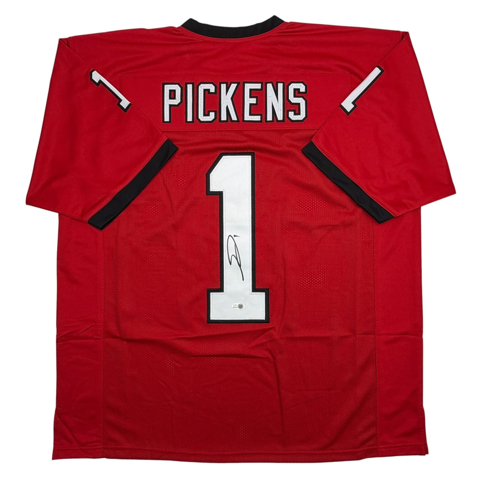 Autographed/Signed George Pickens Georgia Red College Football Jersey JSA COA Autographed/Signed George Pickens Georgia Red College Football Jersey JSA COA