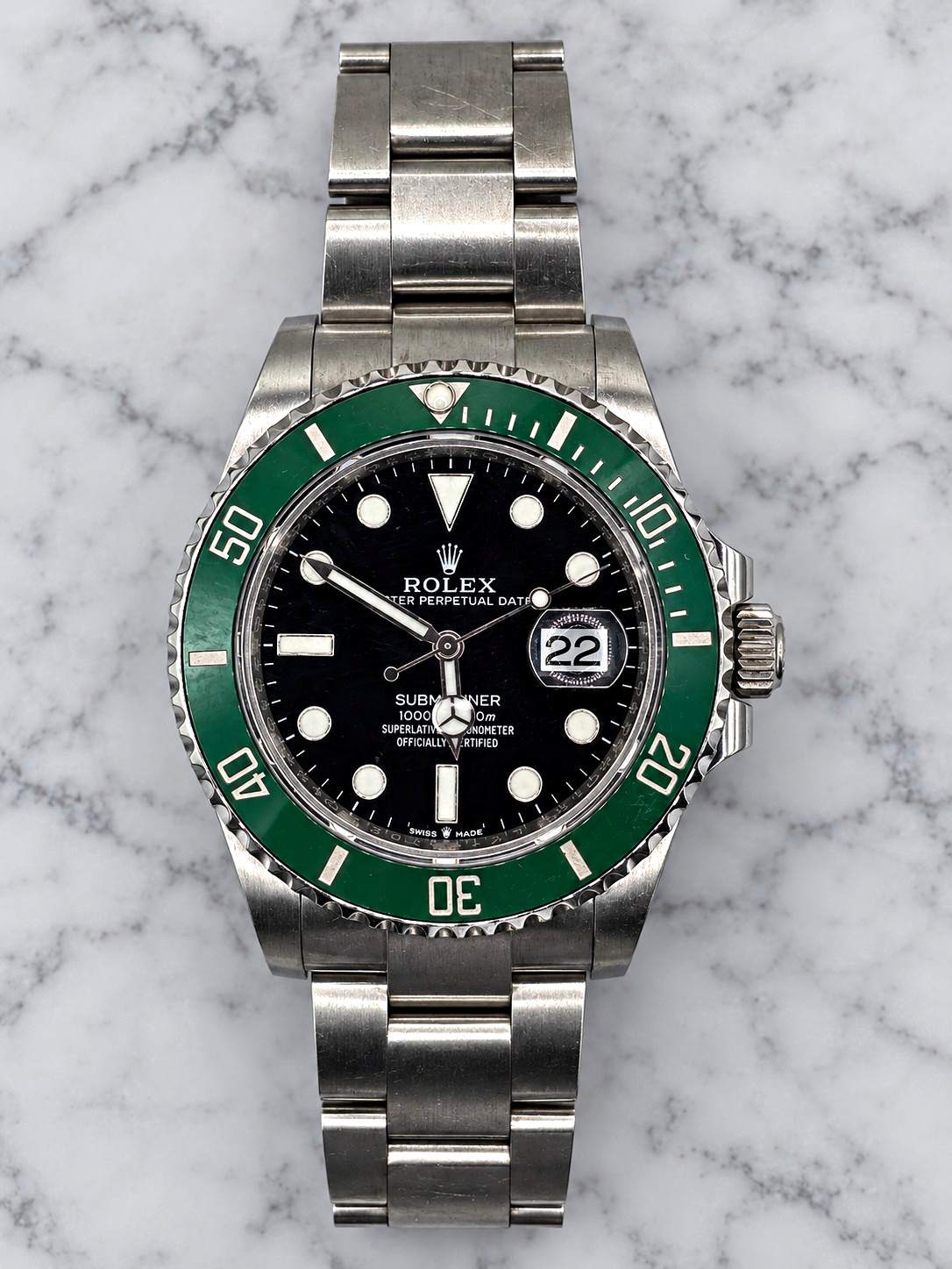 2023 Rolex Submariner Date 126610LV Starbucks Green Bezel 41mm Box Papers